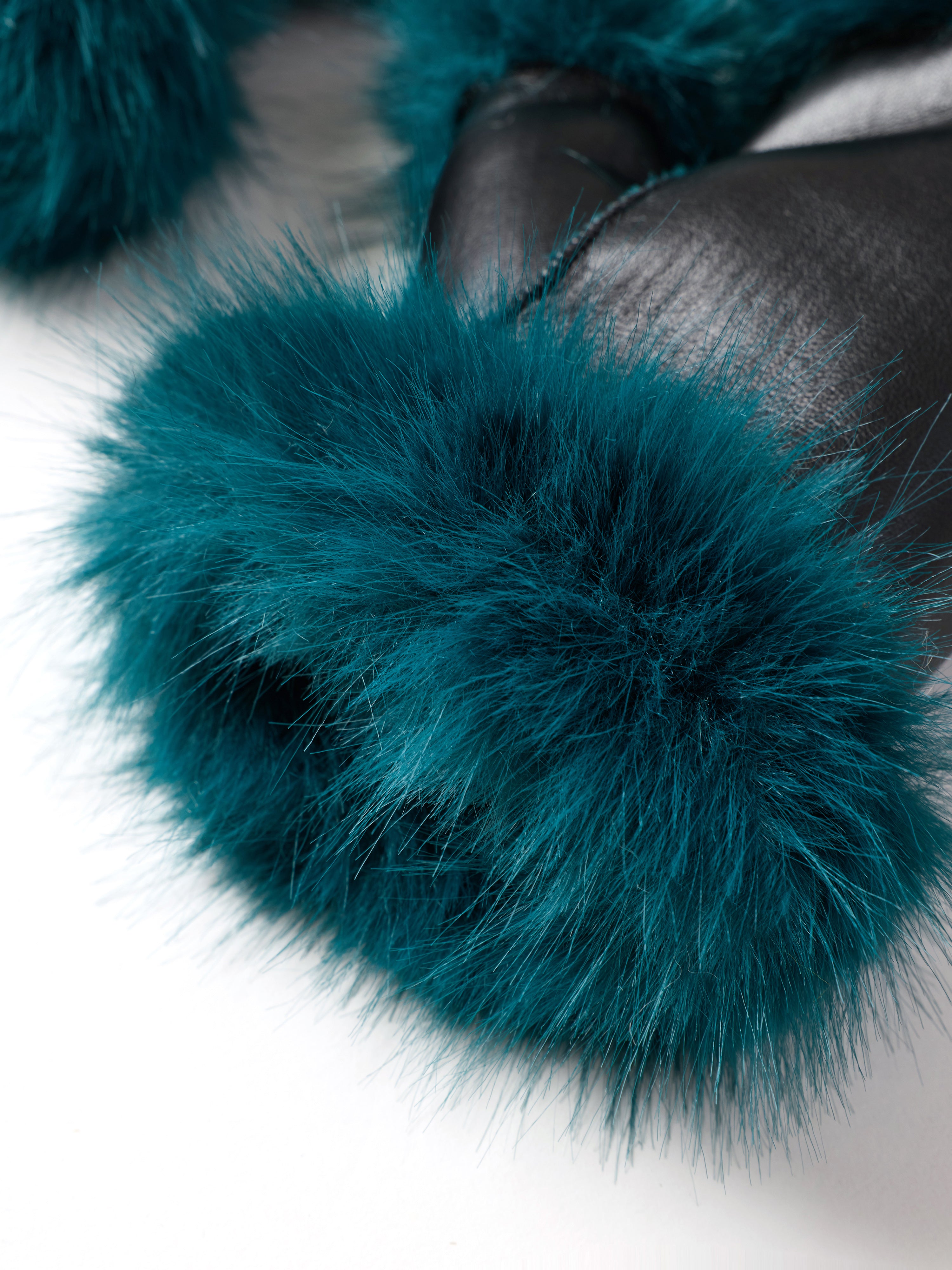 Sandy Gloves - Black Teal