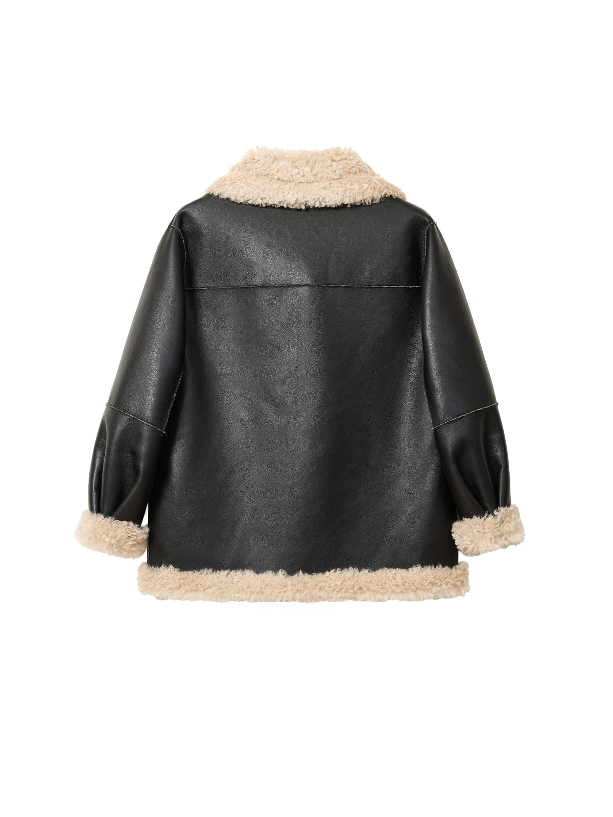 Agnes Coat - Black Cream