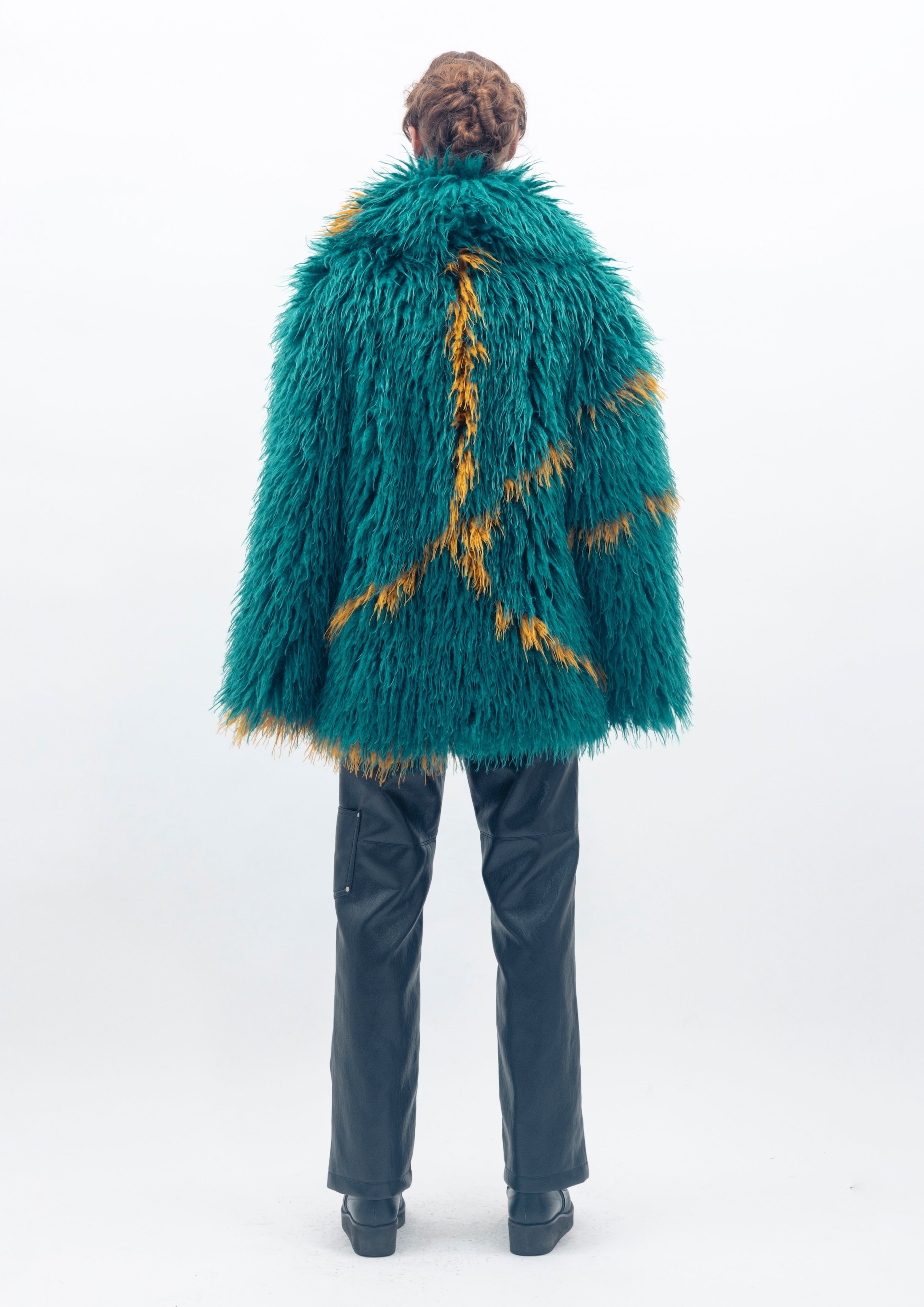 Cocoon Coat - Lake Blue