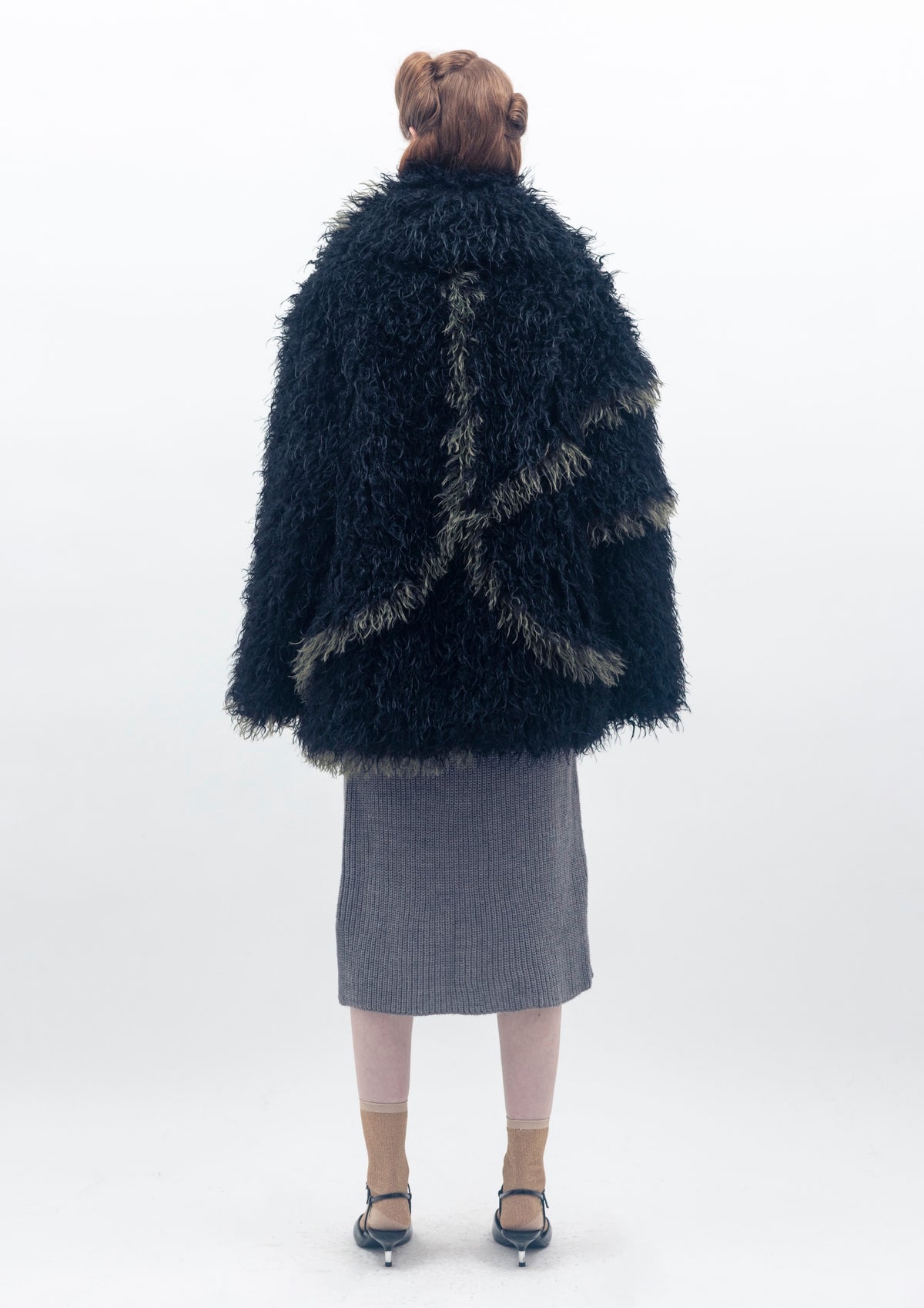 Cocoon Coat - Black