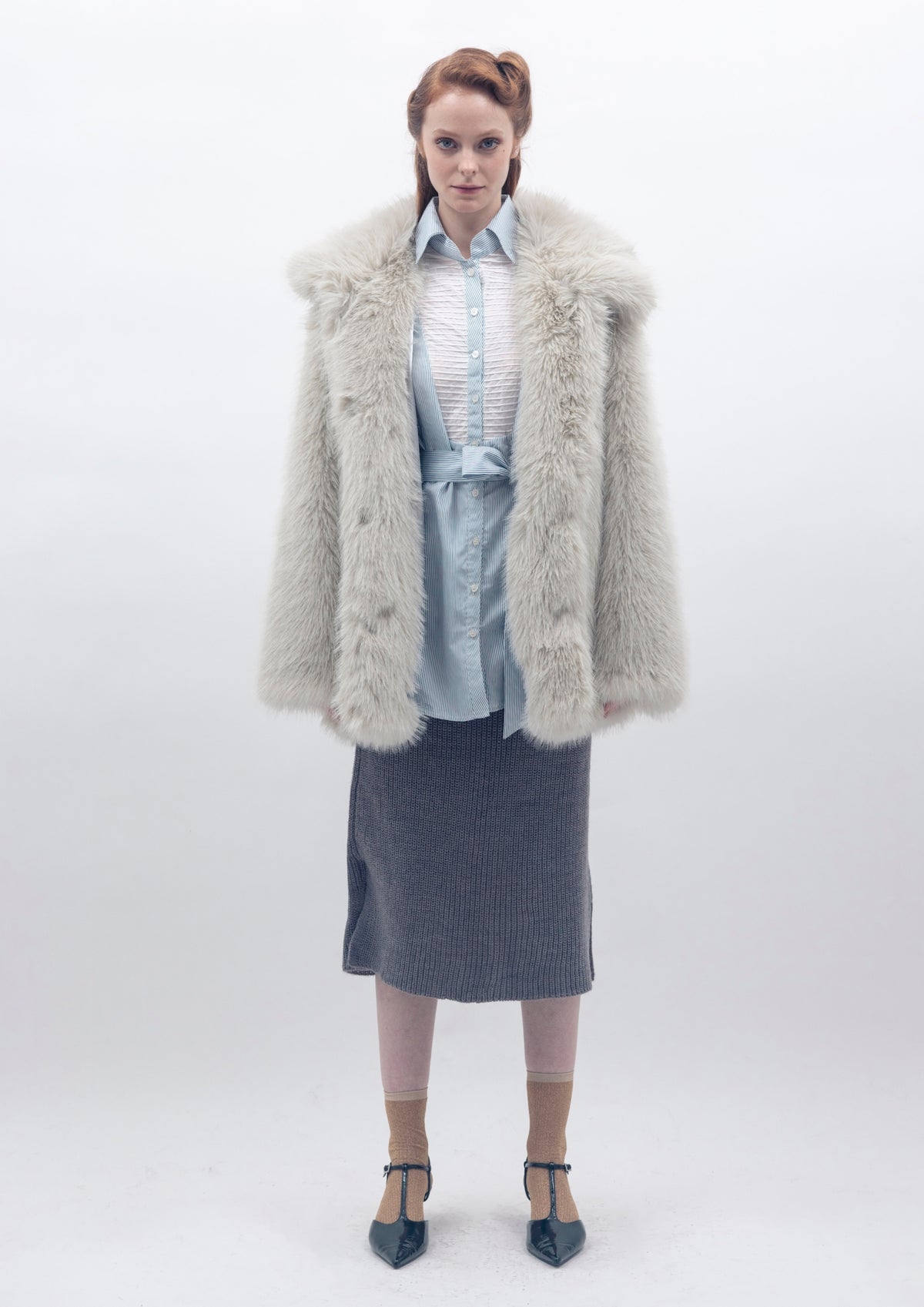 Cocoon Coat - Ecru