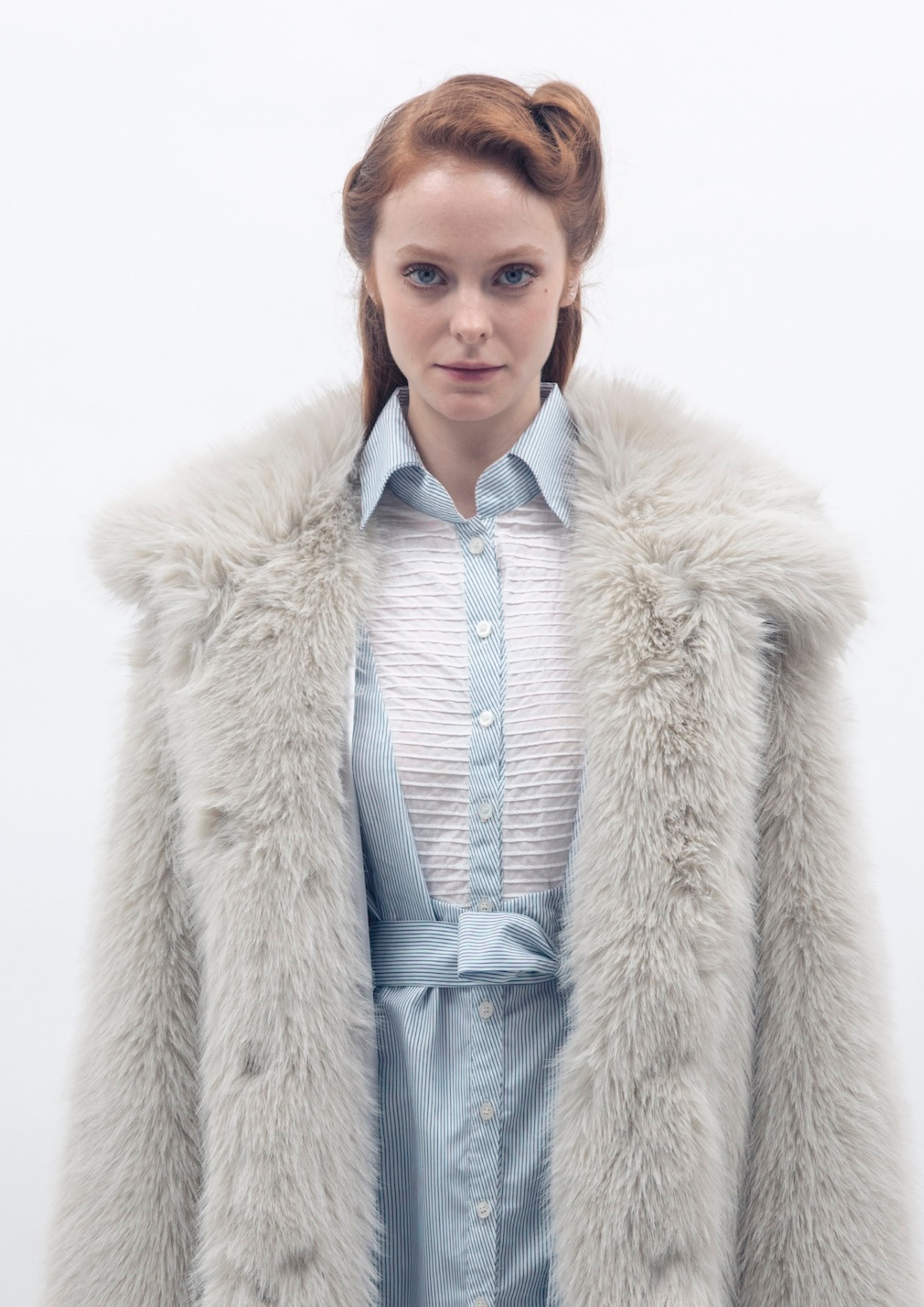 Cocoon Coat - Ecru