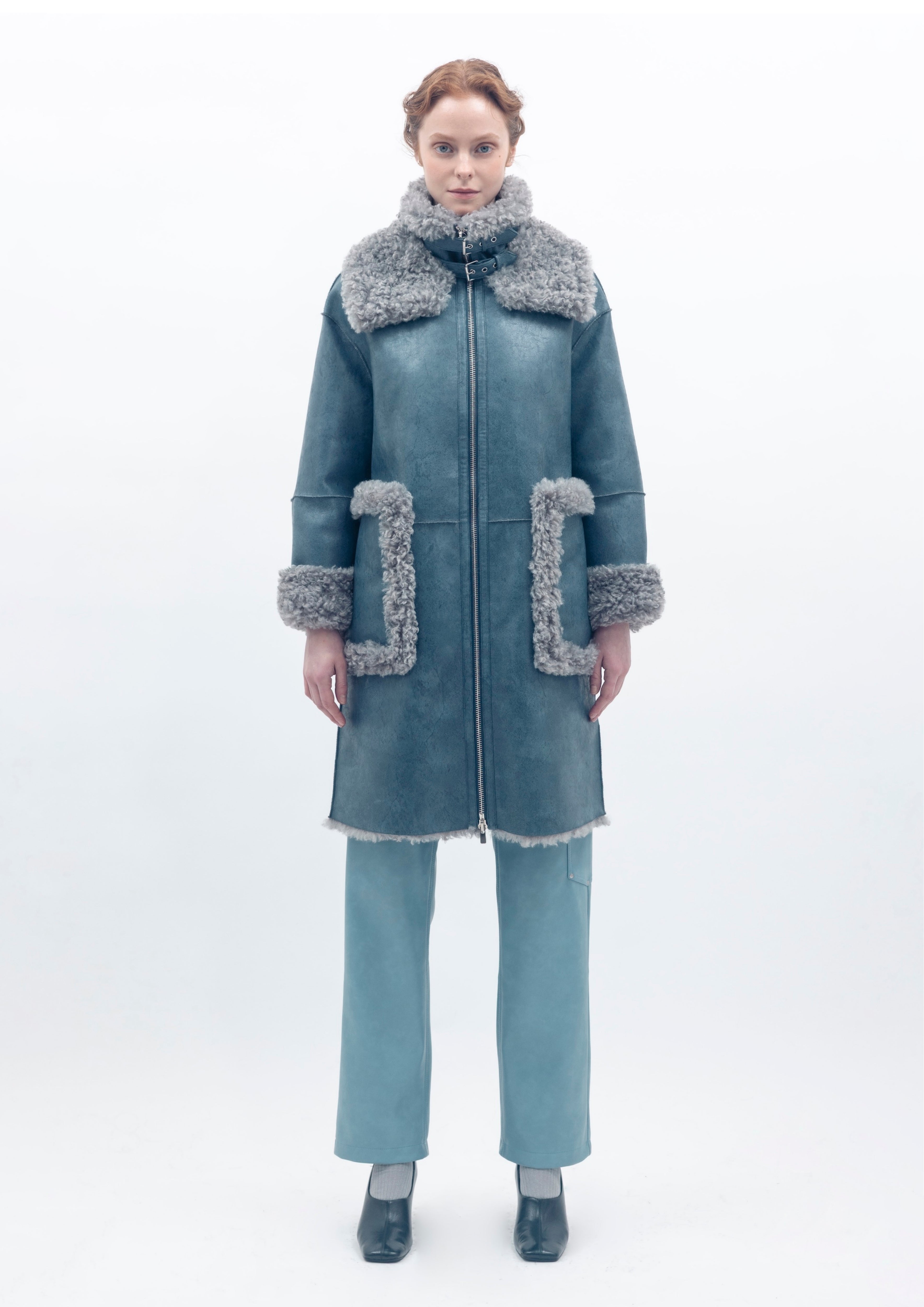 Frost Coat - Blue Grey