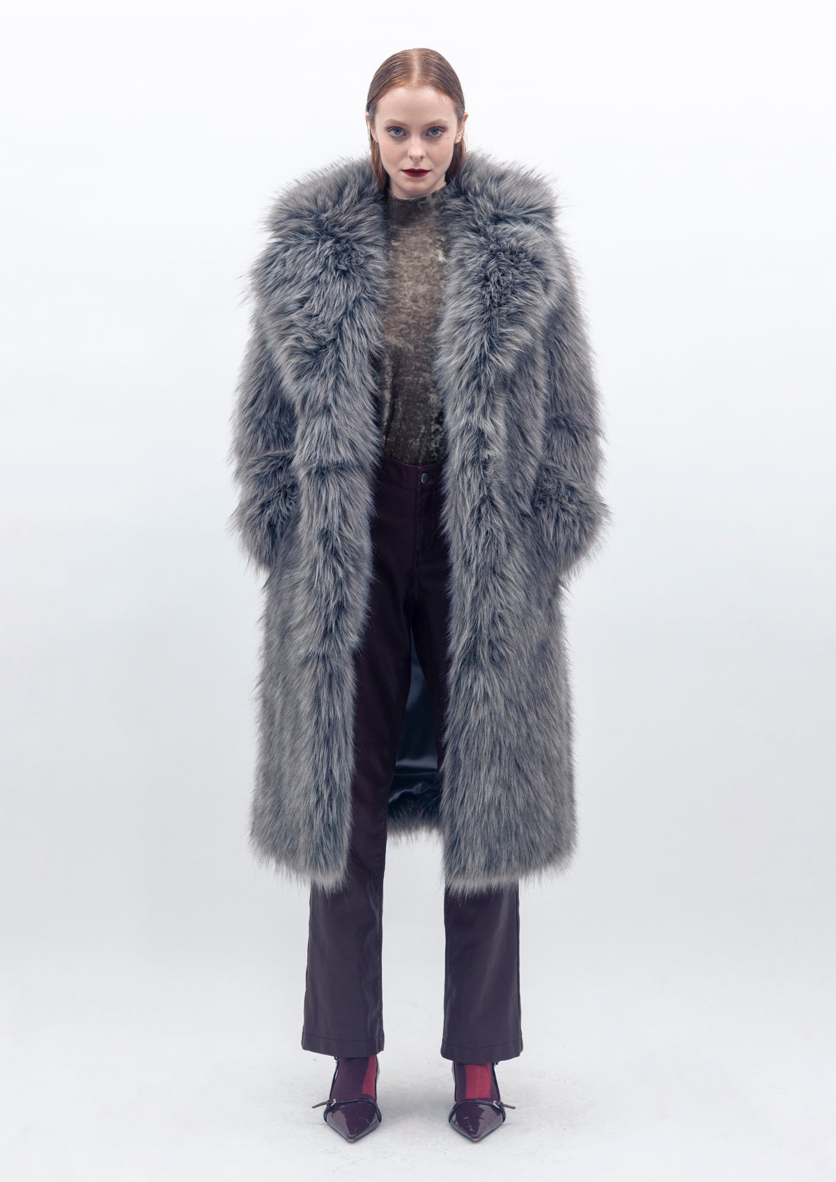 Kristie Coat - Silver Grey