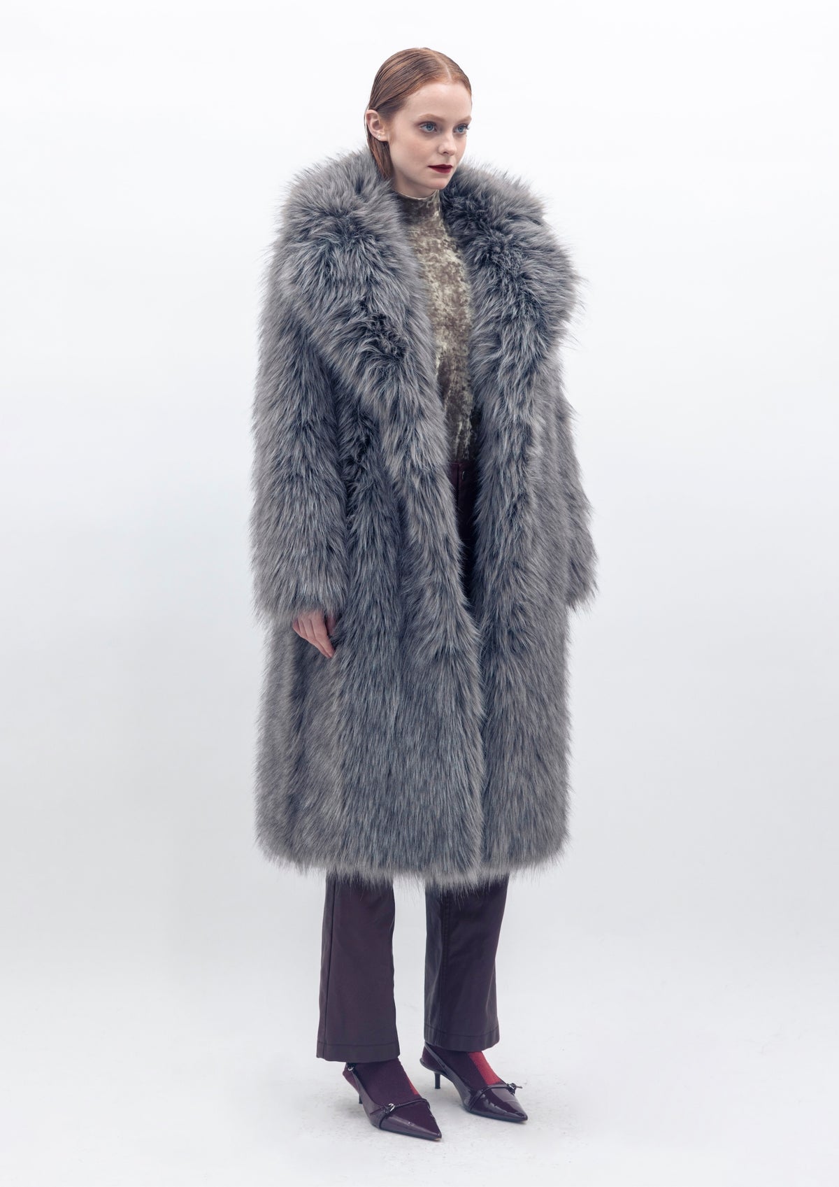 Kristie Coat - Silver Grey