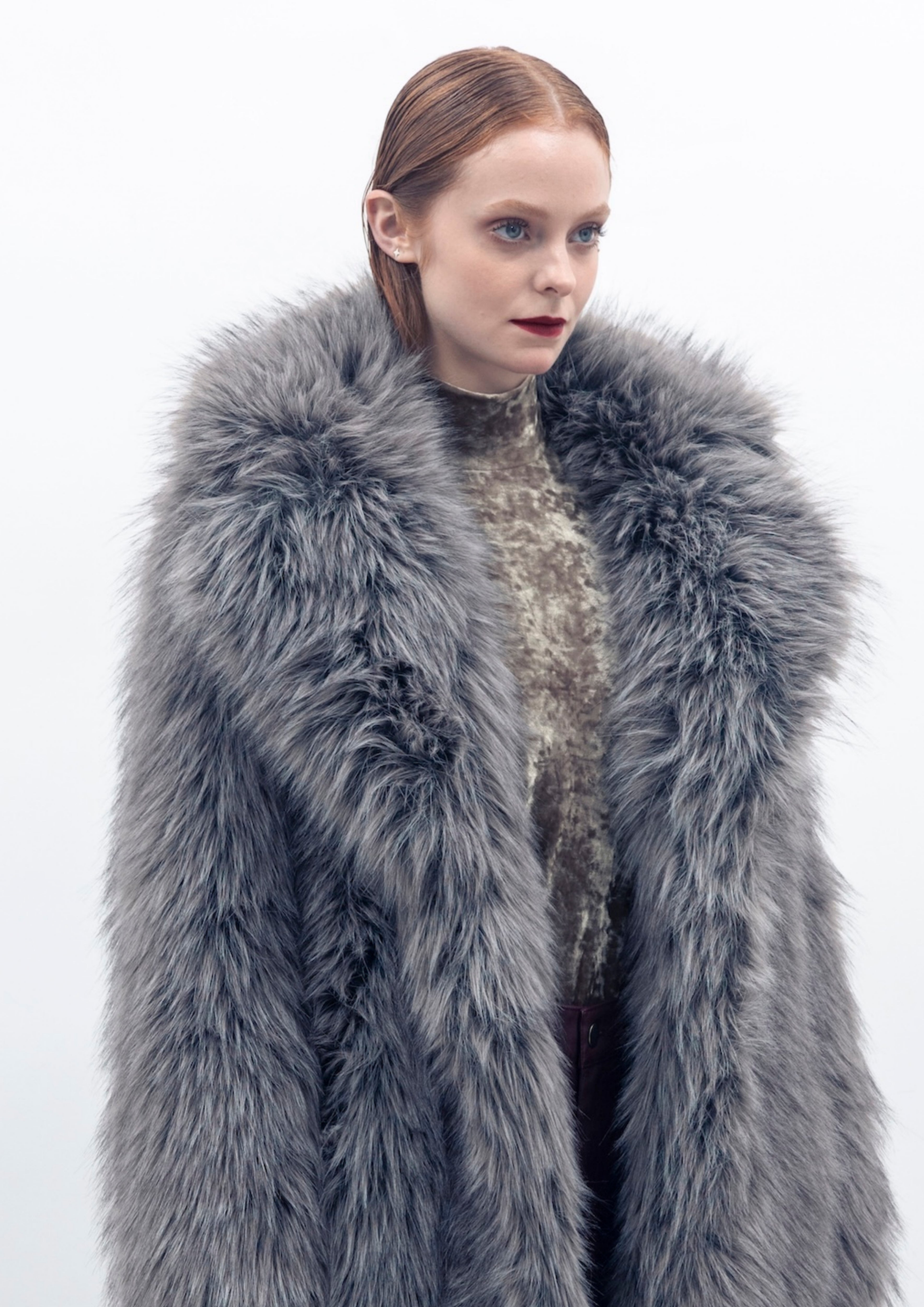 Kristie Coat - Silver Grey