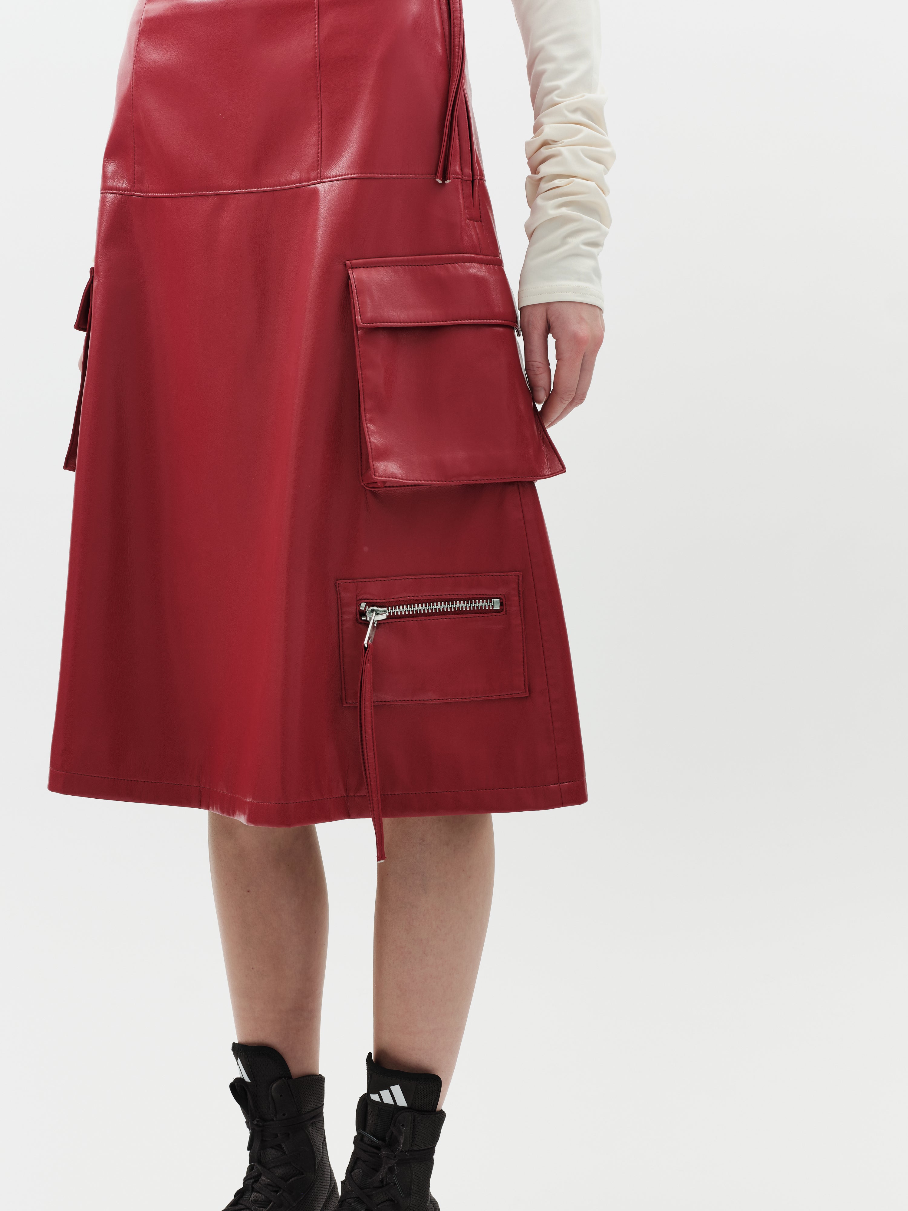 Jakke Women's Cargo Skirt - Red