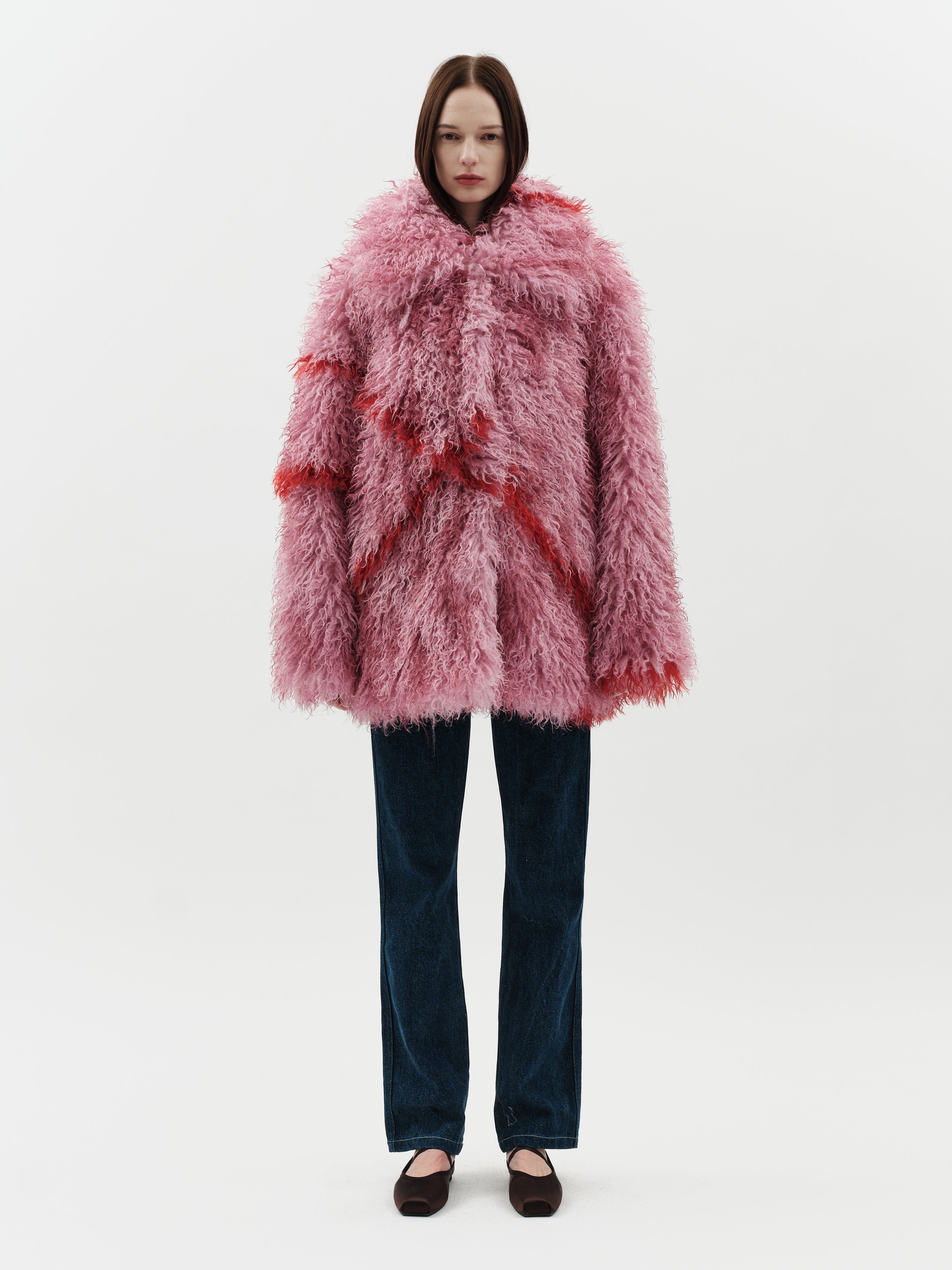 Jakke Women's Cocoon Coat - Pink