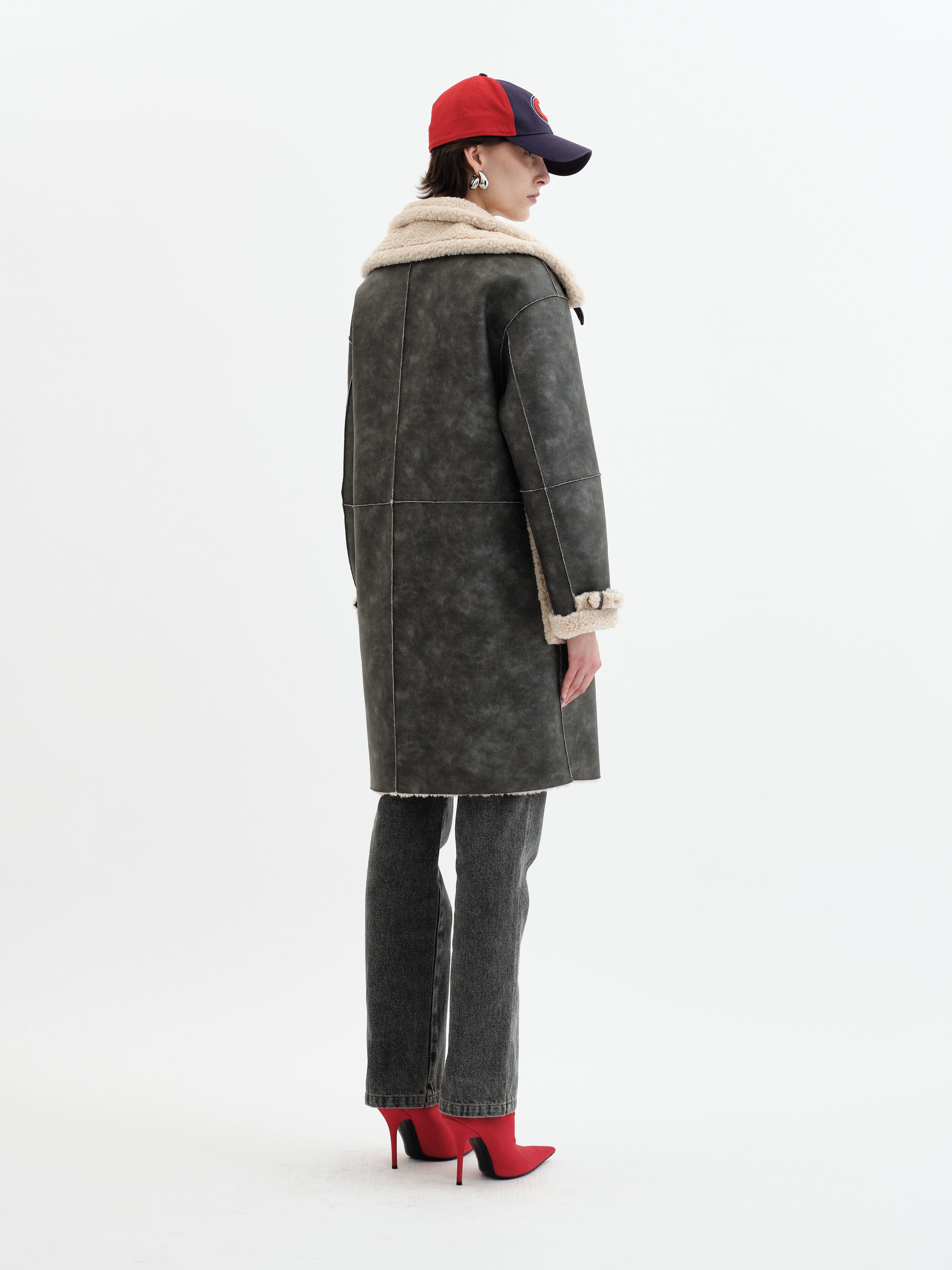 Frost Coat - Oat Dark Grey
