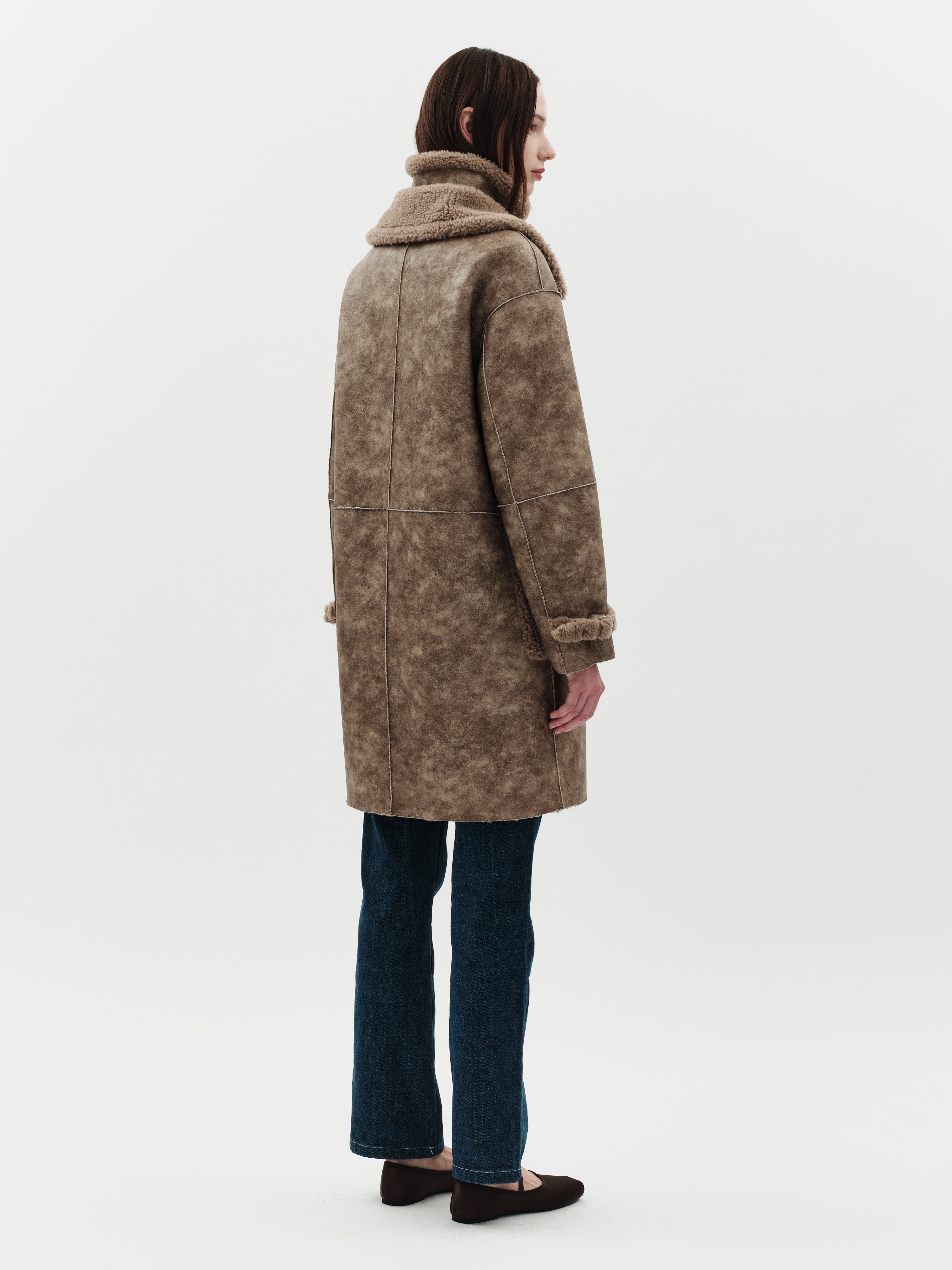 Jakke Women's Frost Biker Coat - Oat