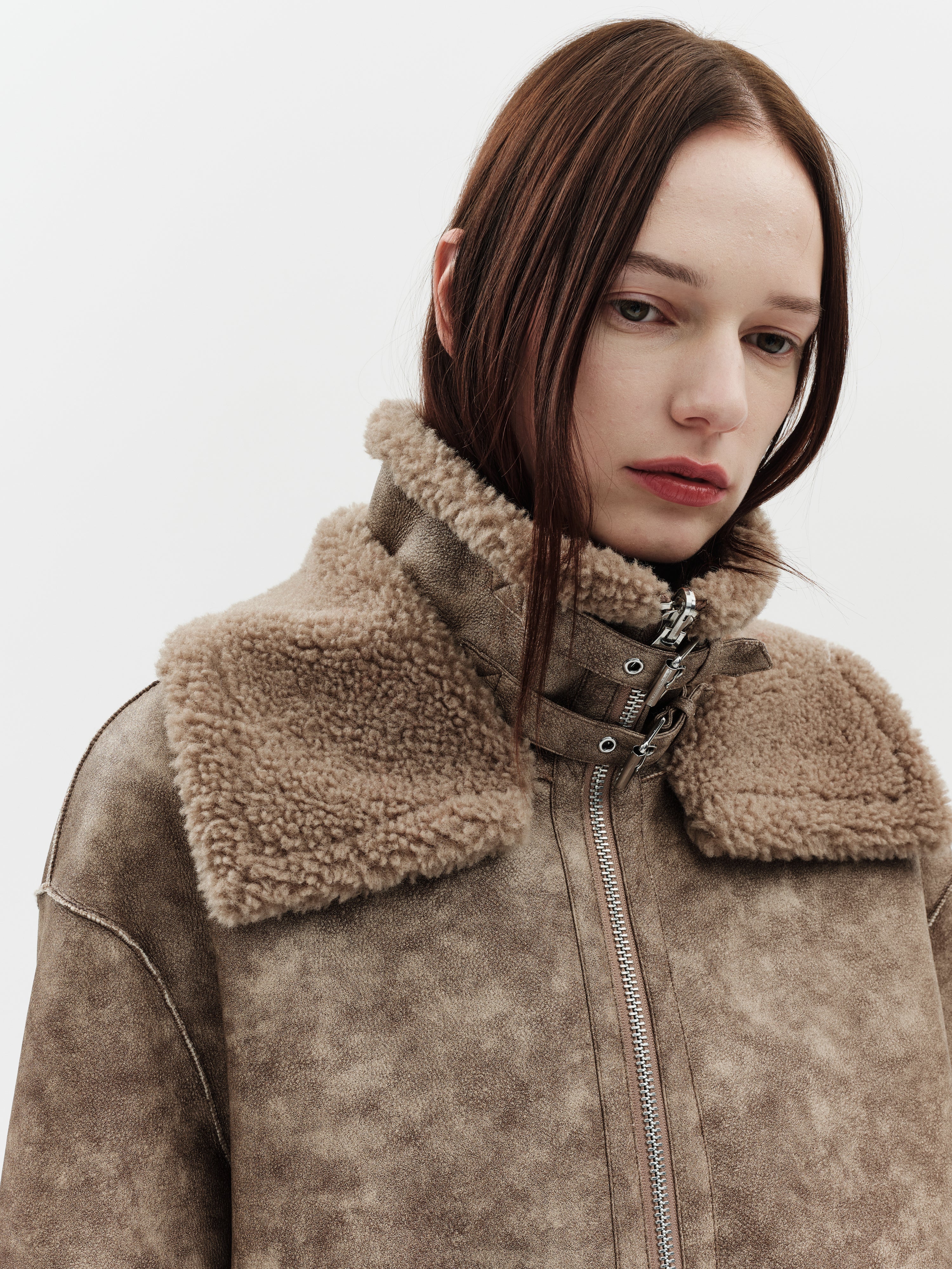 Jakke Women's Frost Biker Coat - Oat