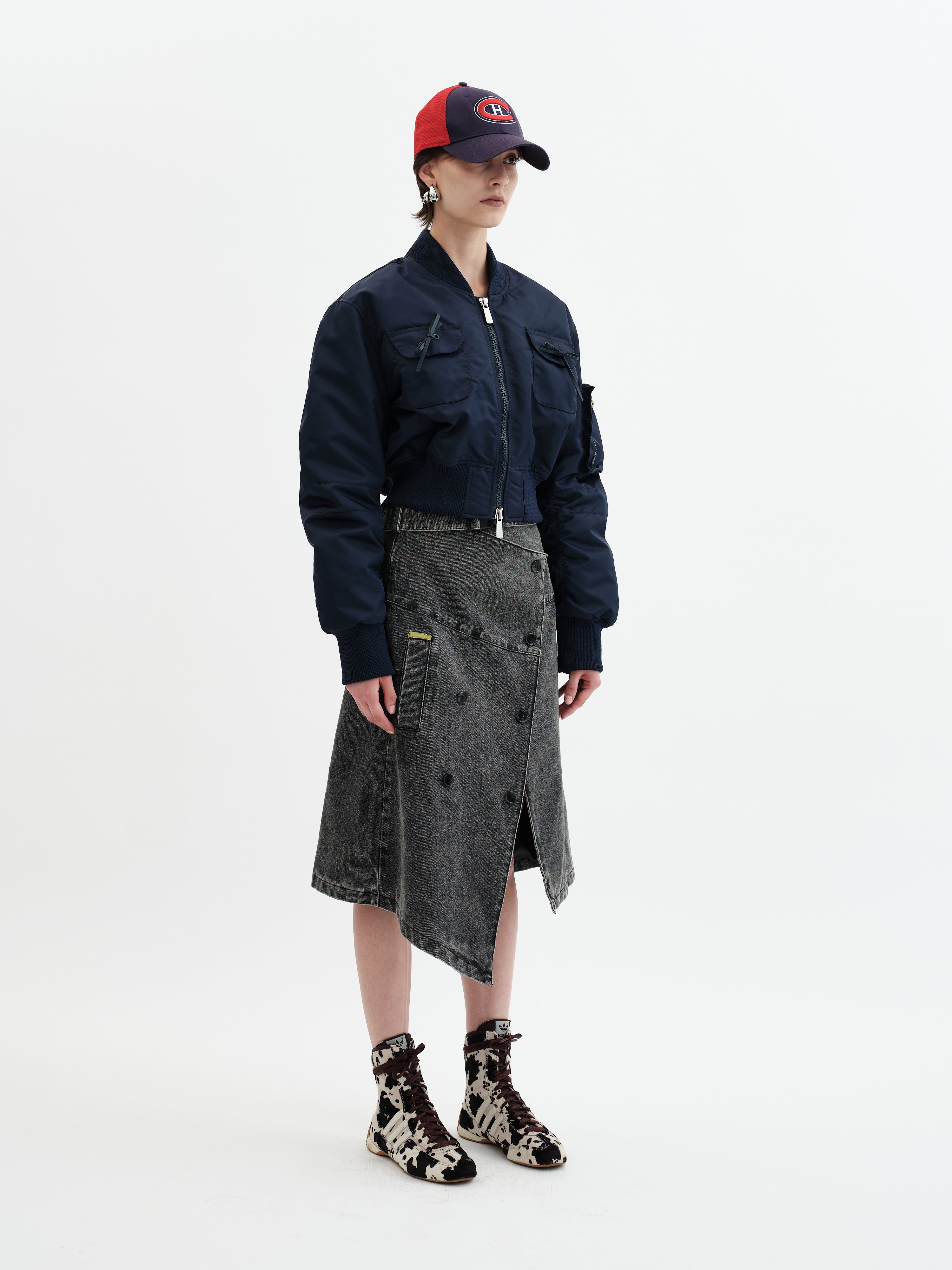 Lola Bomber Jacket - Navy