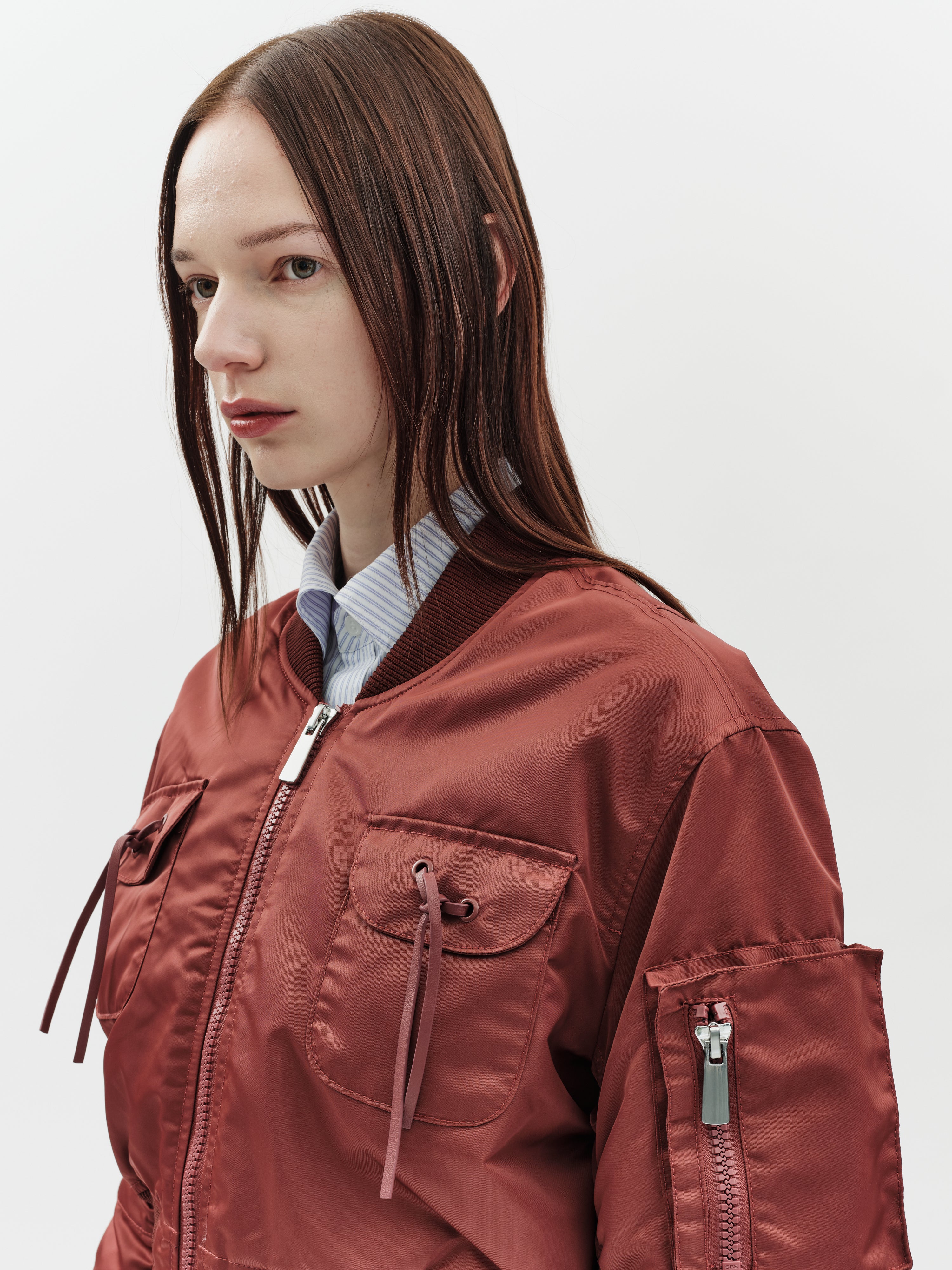 Jakke Women's Lola Bomber Jacket - Burgundy