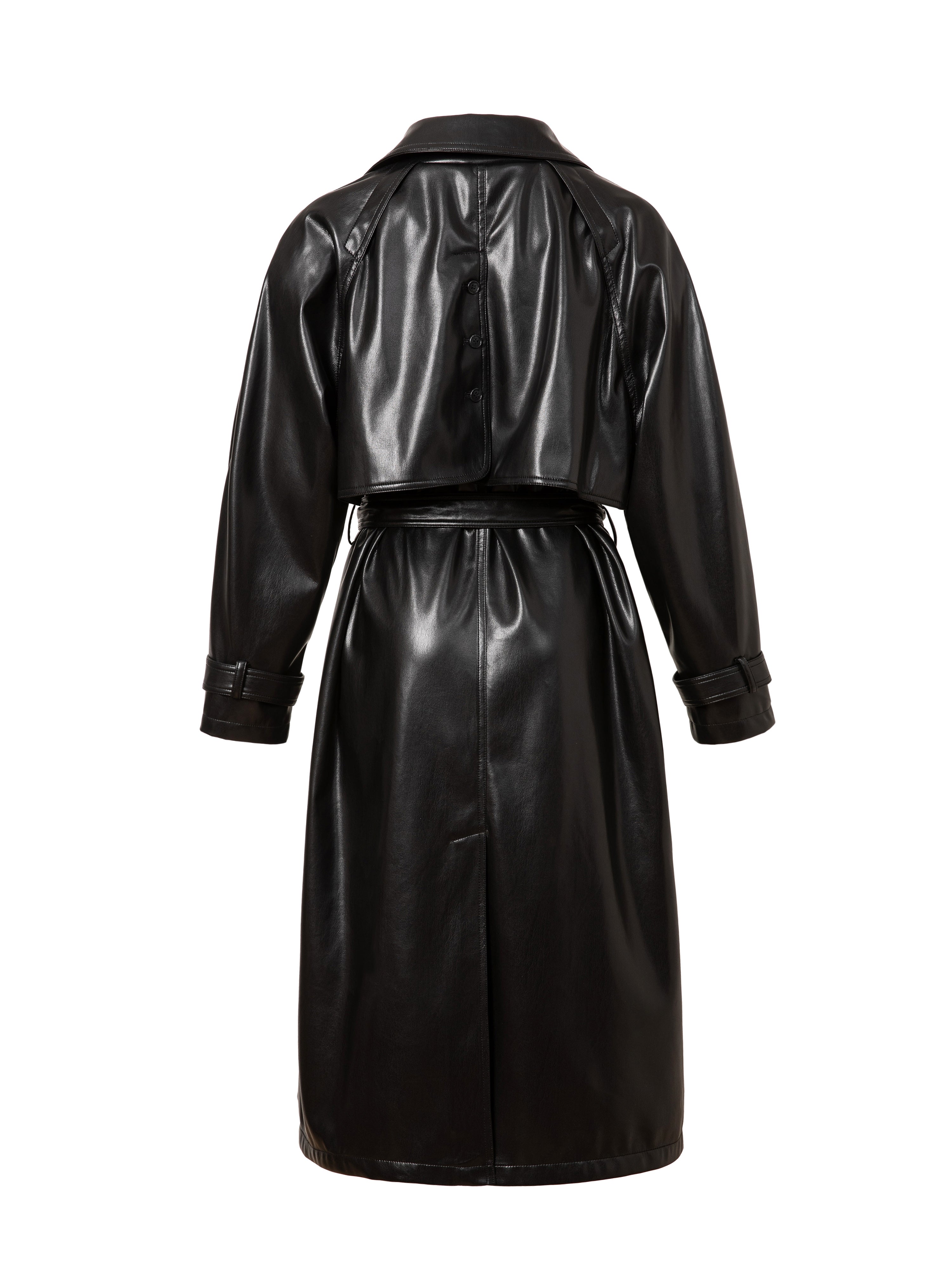 Jakke Women's Milla Trench Coat - Black