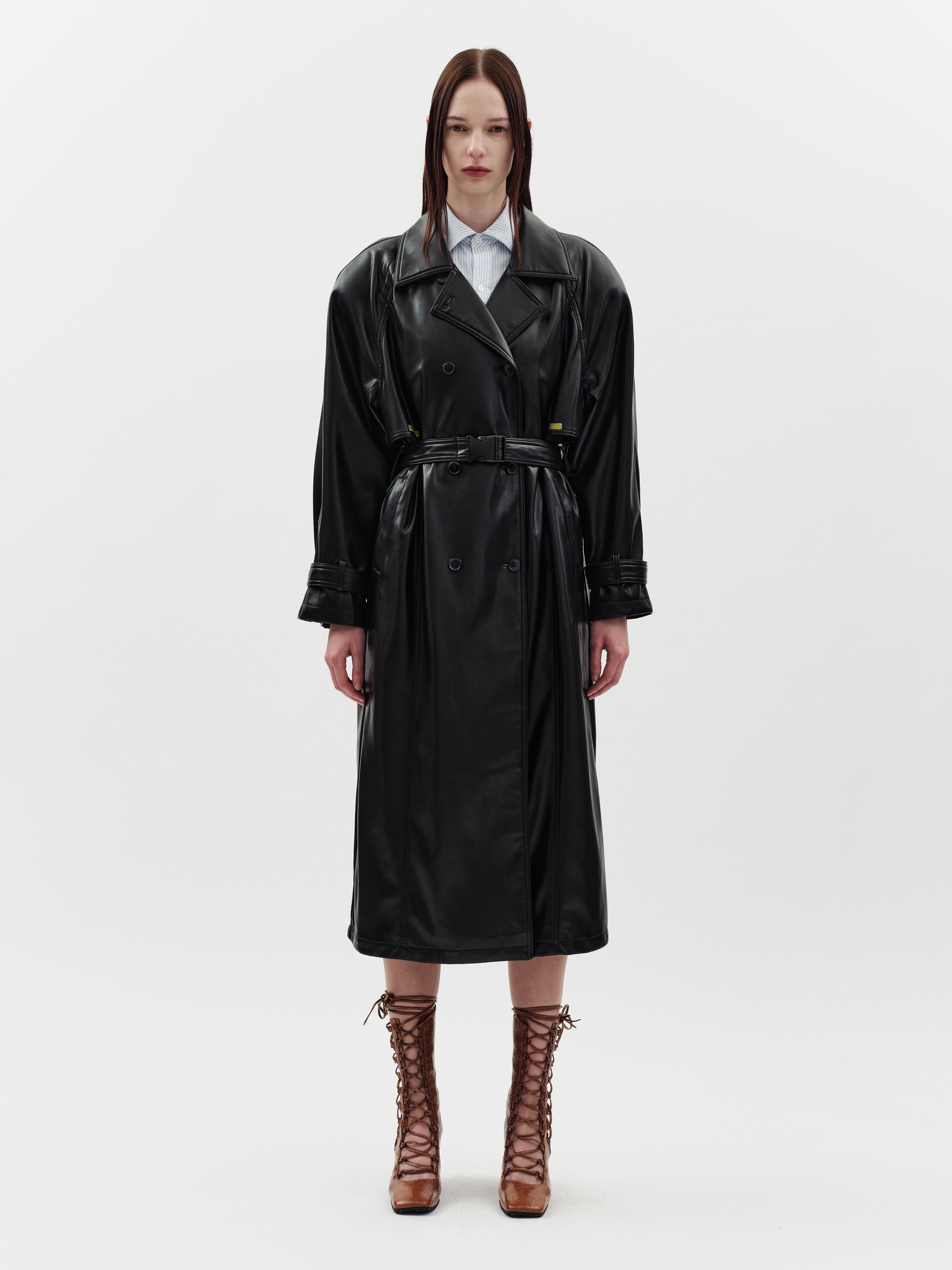 Jakke Women's Milla Trench Coat - Black