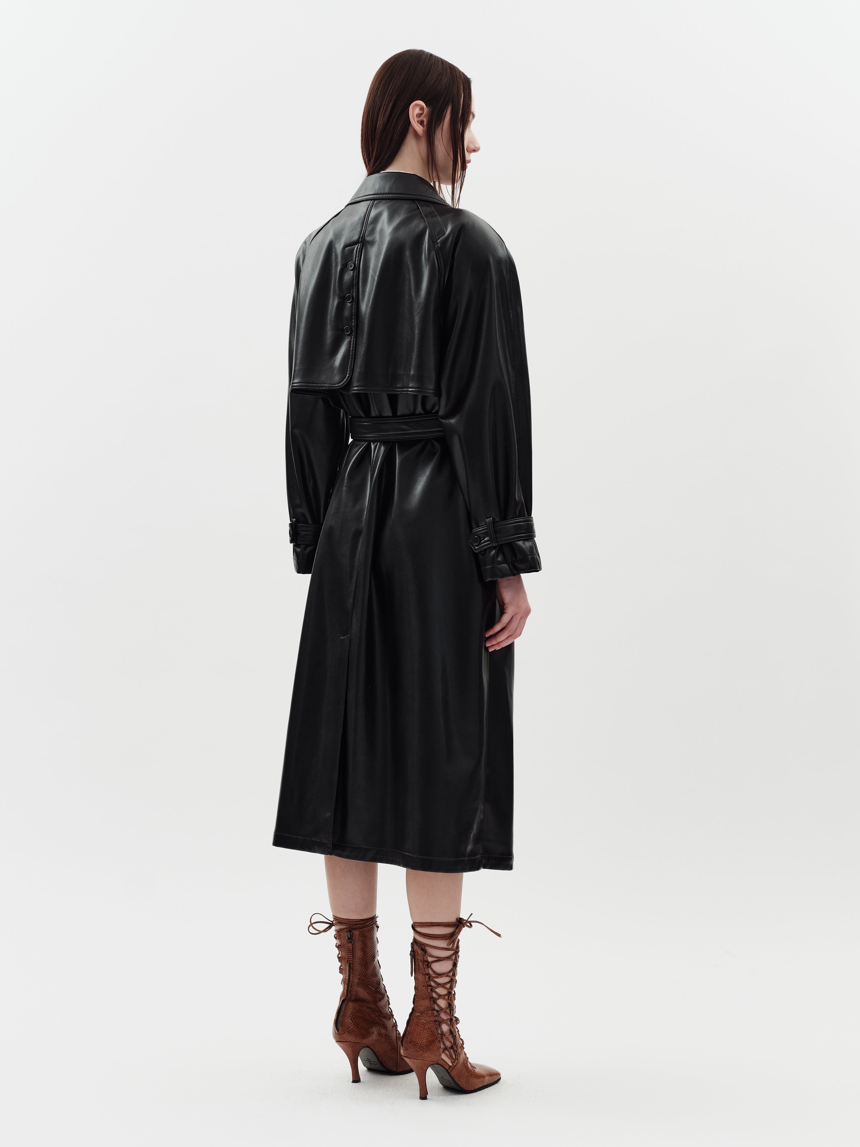Jakke Women's Milla Trench Coat - Black