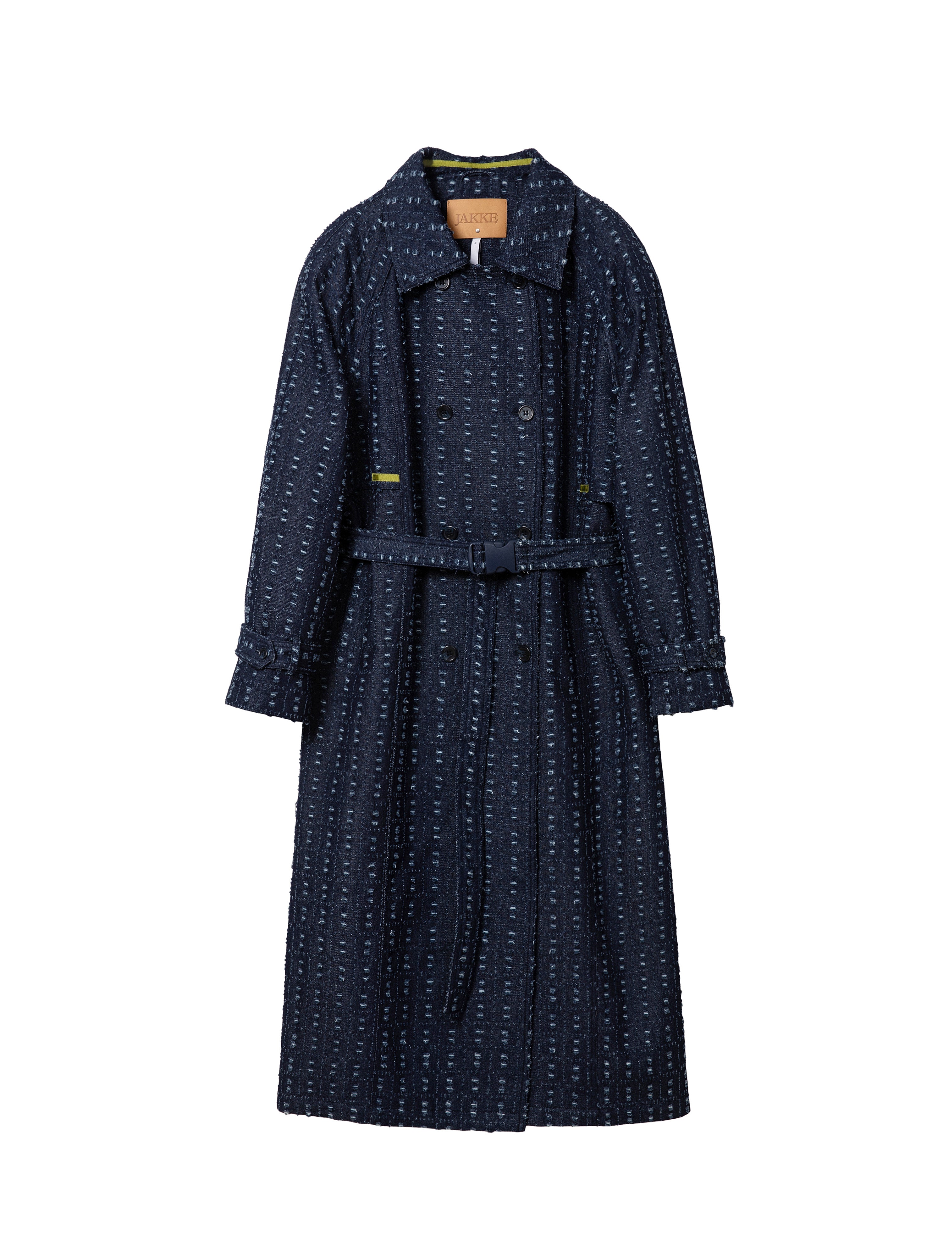 Jakke Women's Milla Trench Coat - Distressed Blue Denim