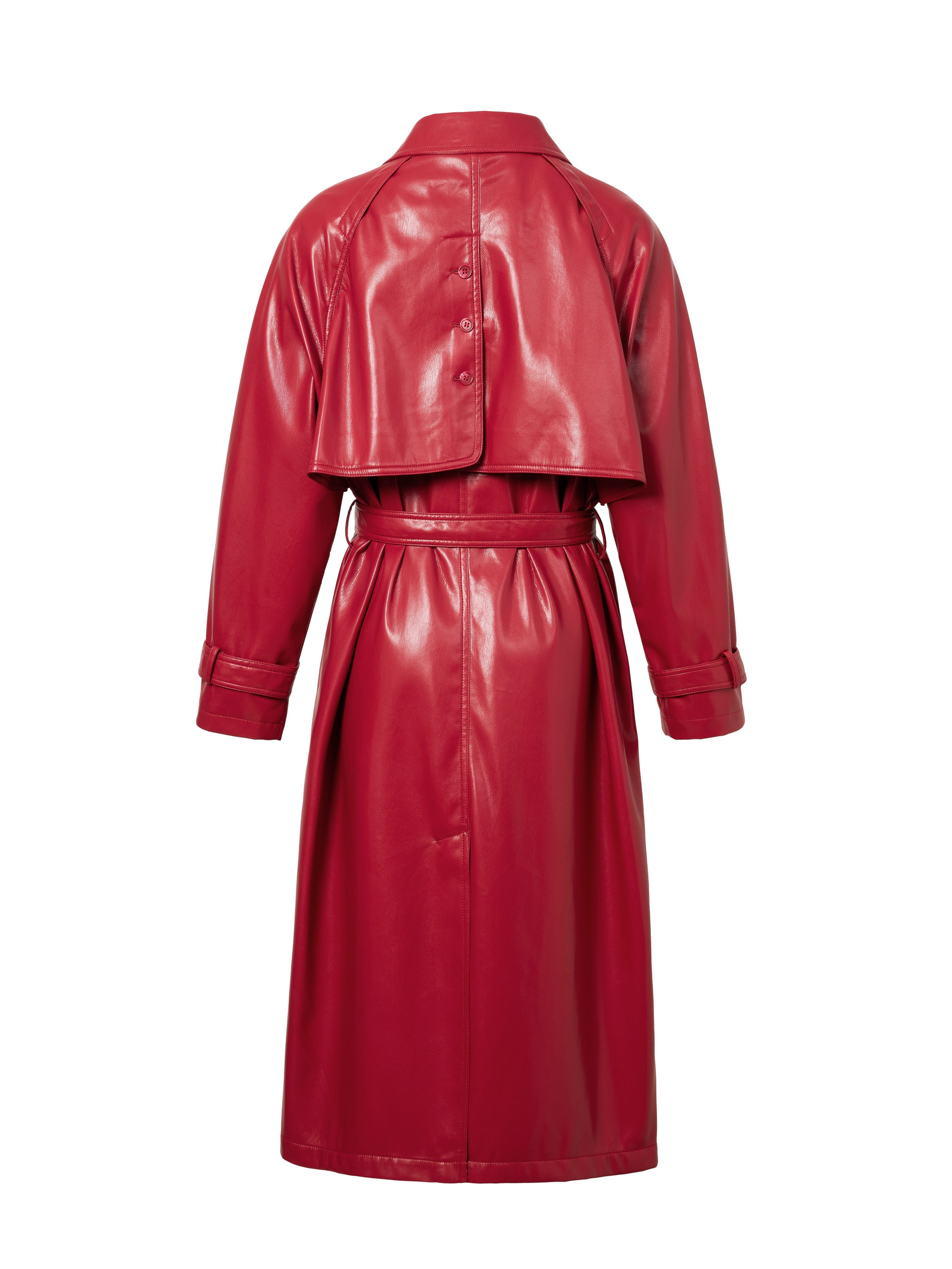 Jakke Women's Milla Trench Coat - Red