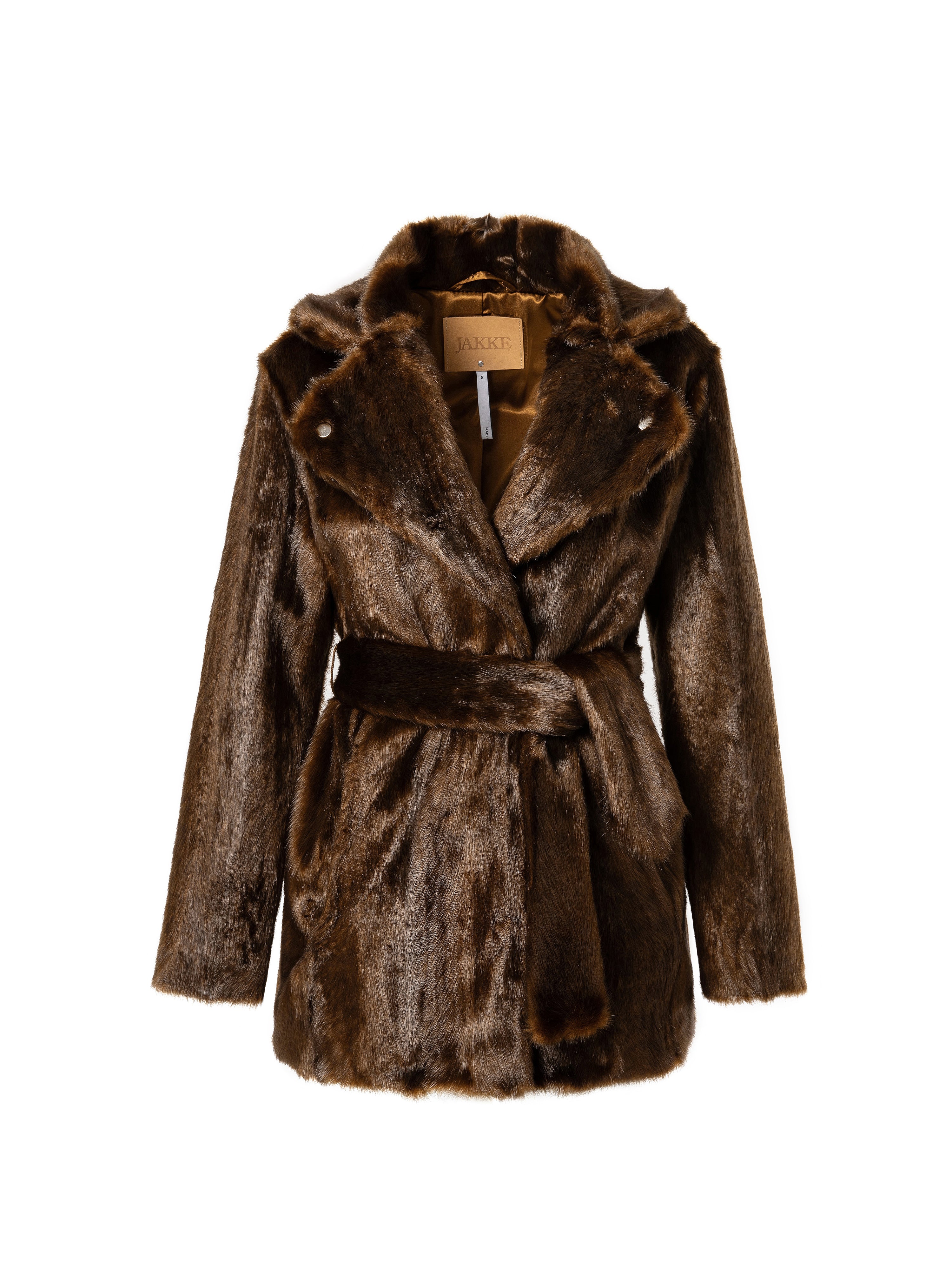 Jakke Women's Paley Coat - Dark Chocolate