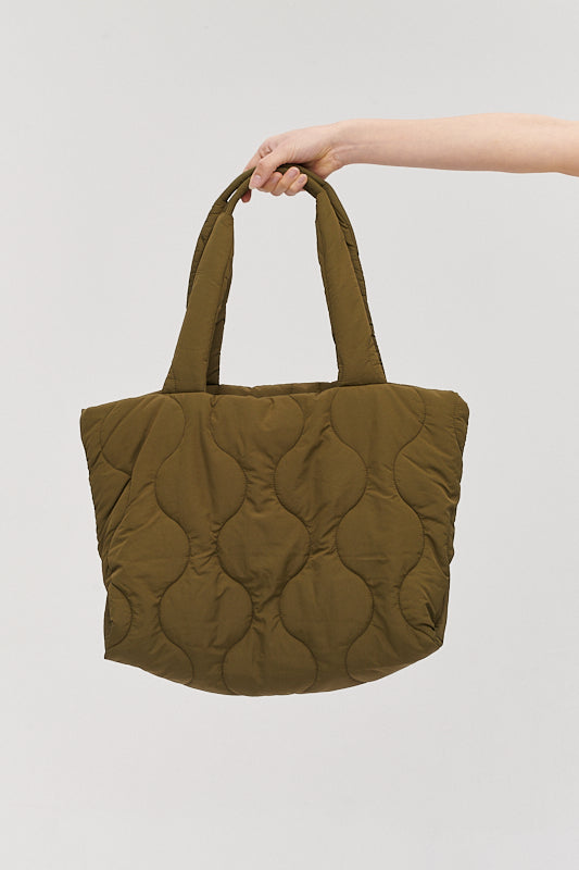 TATE QUILTED BAG KHAKI