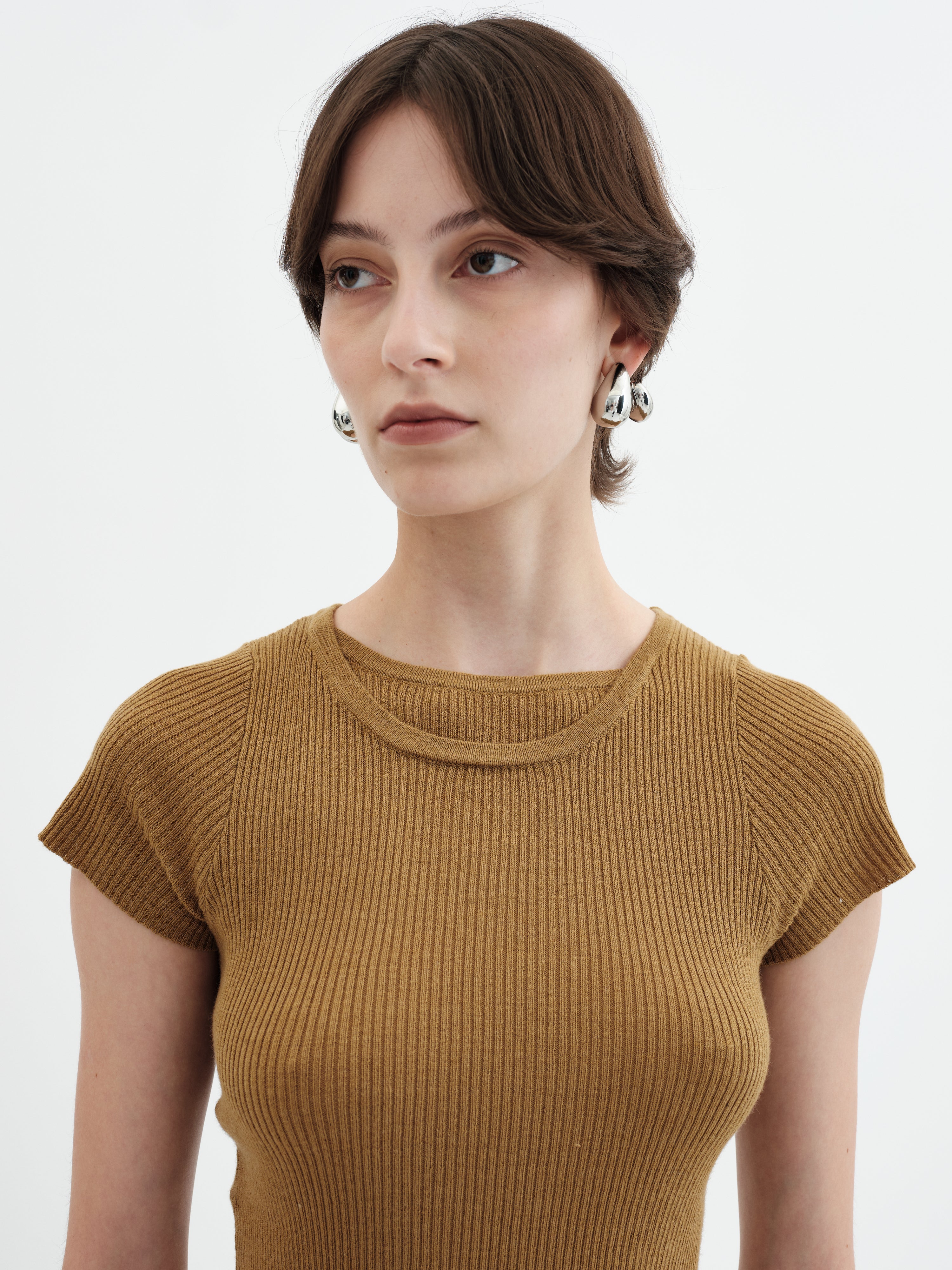 Twin Collar Top - Medallion