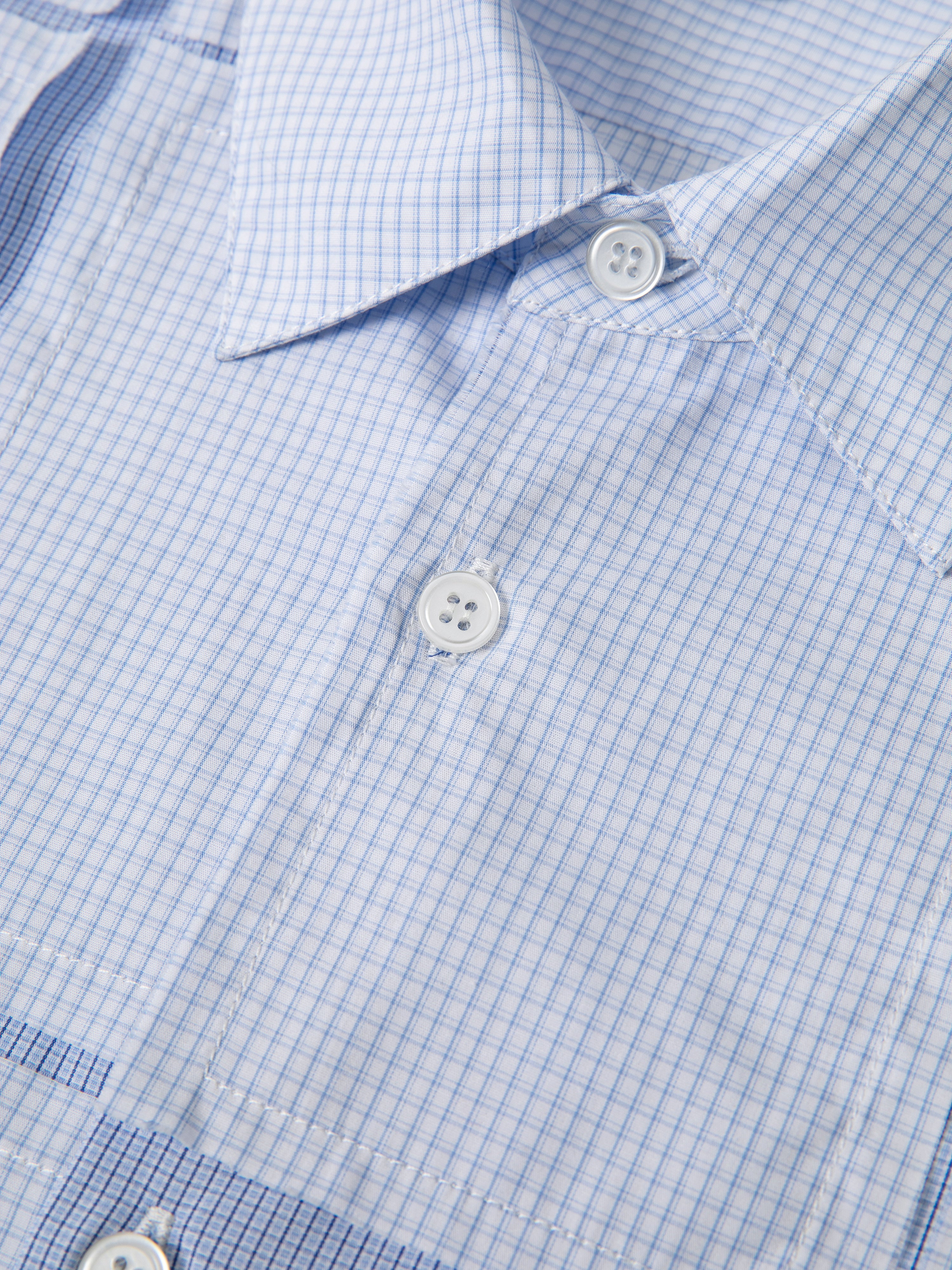 Jakke Women's Tie Shirt - Blue Patch