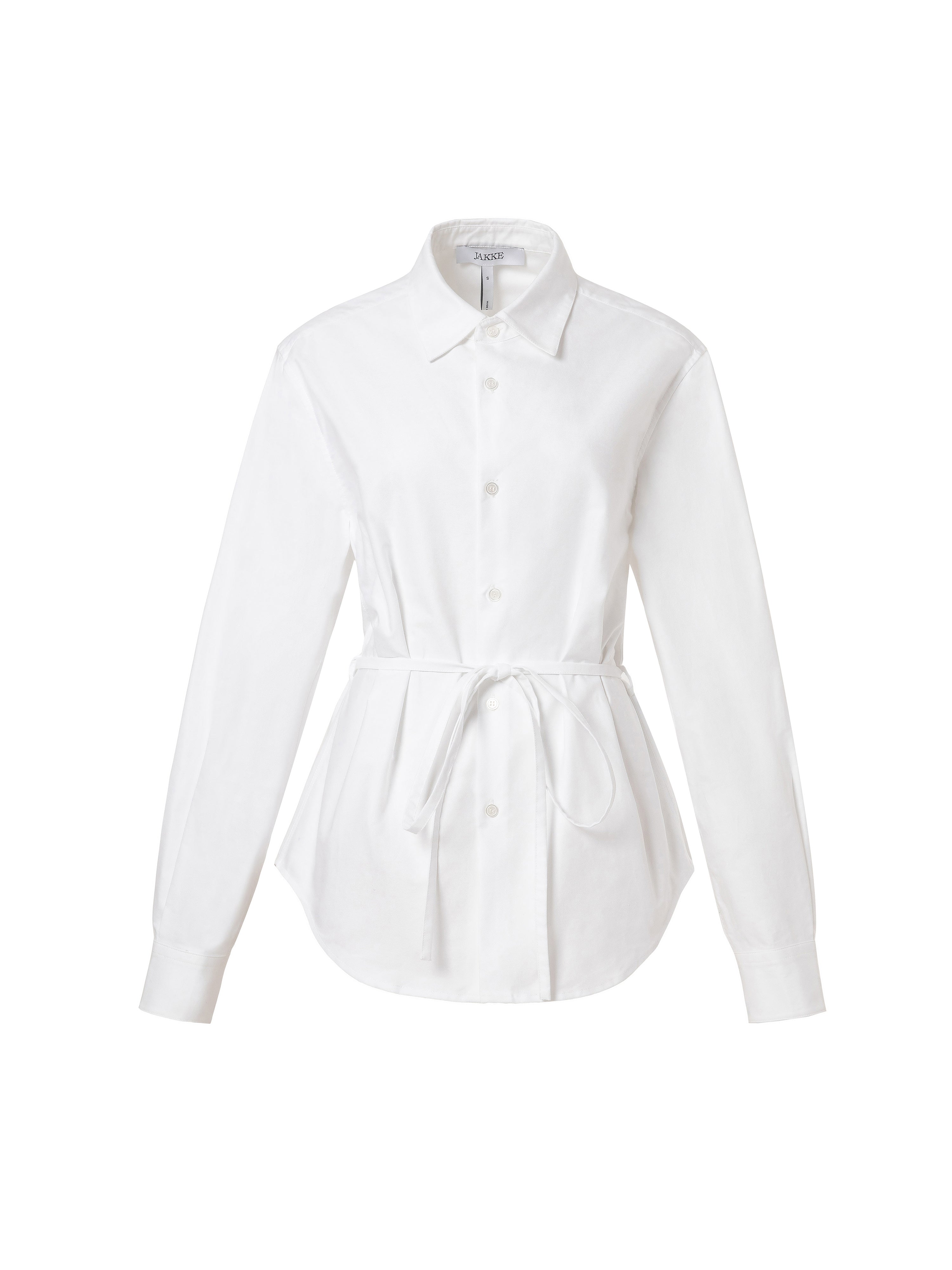Jakke Women's Tie Shirt - White
