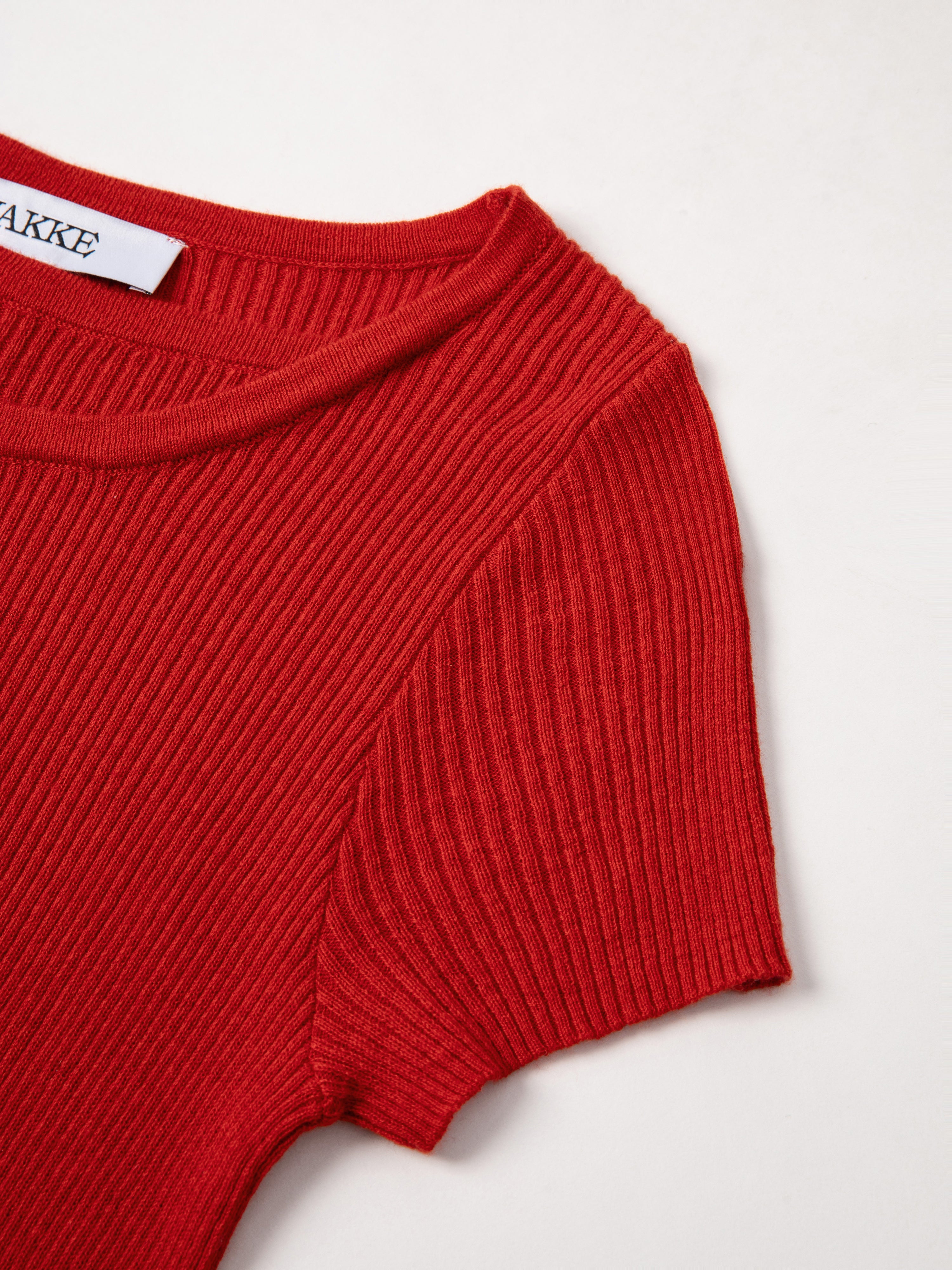 Jakke Women's Twin Collar Top - Red