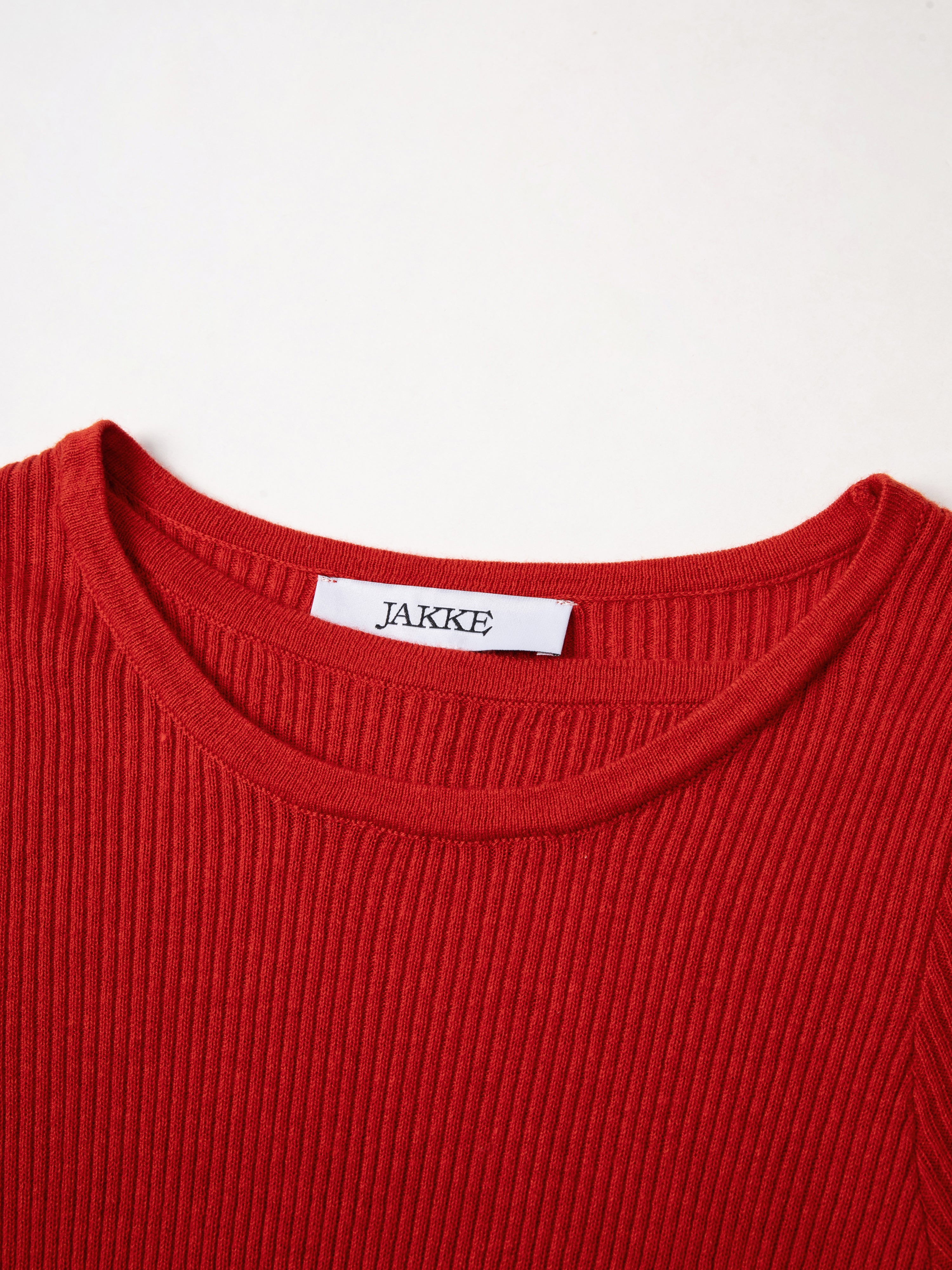 Jakke Women's Twin Collar Top - Red