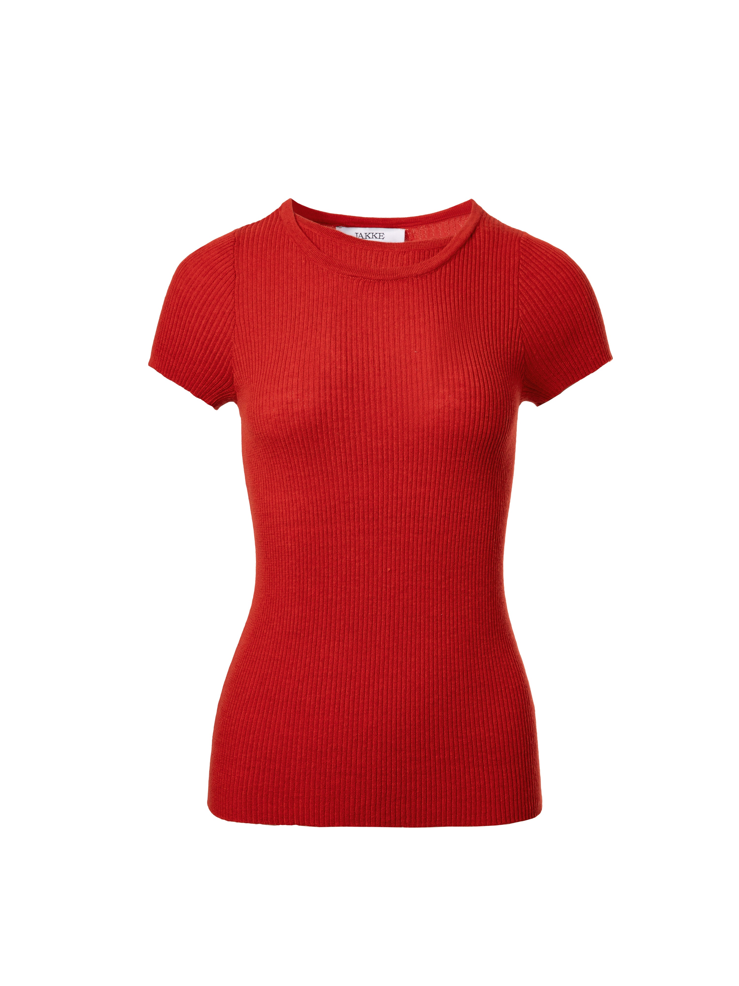Jakke Women's Twin Collar Top - Red