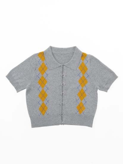 Ivy Polo Shirt - Grey
