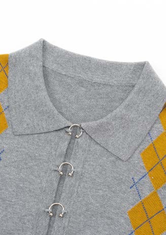 Ivy Polo Shirt - Grey