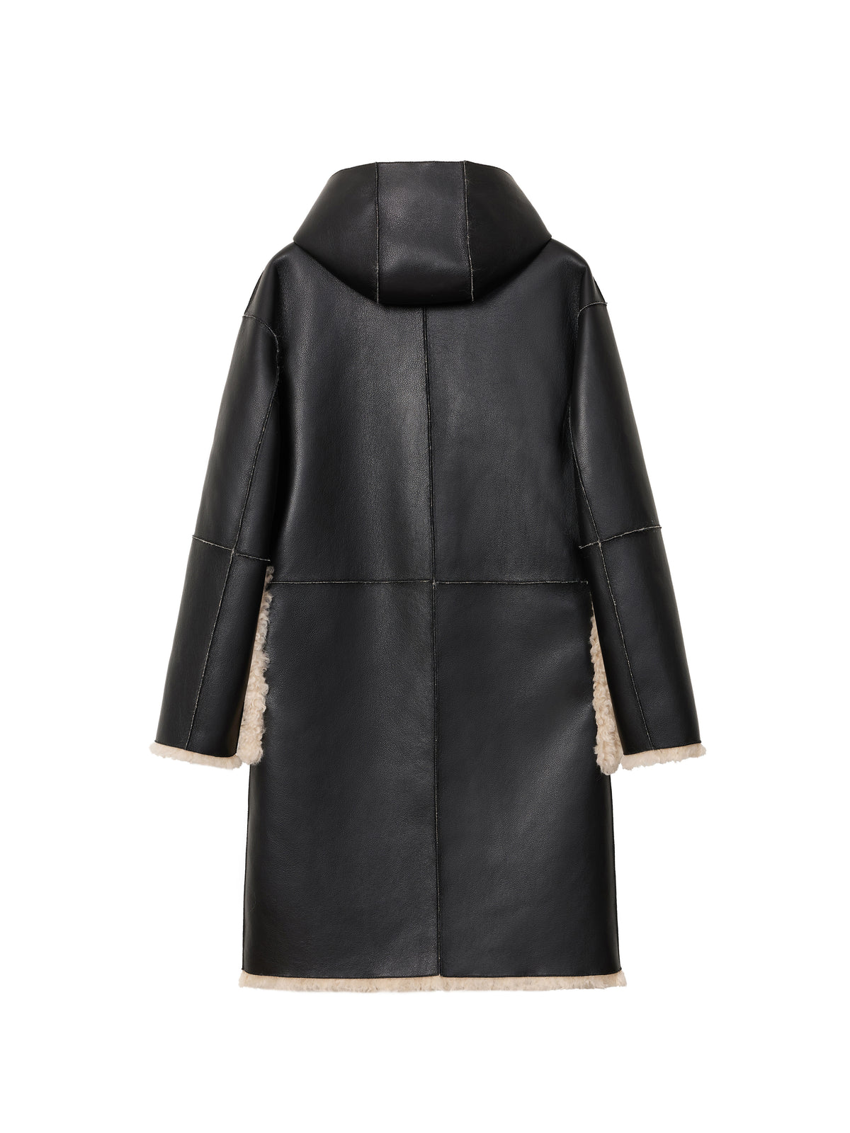 Nora Coat - Black Cream