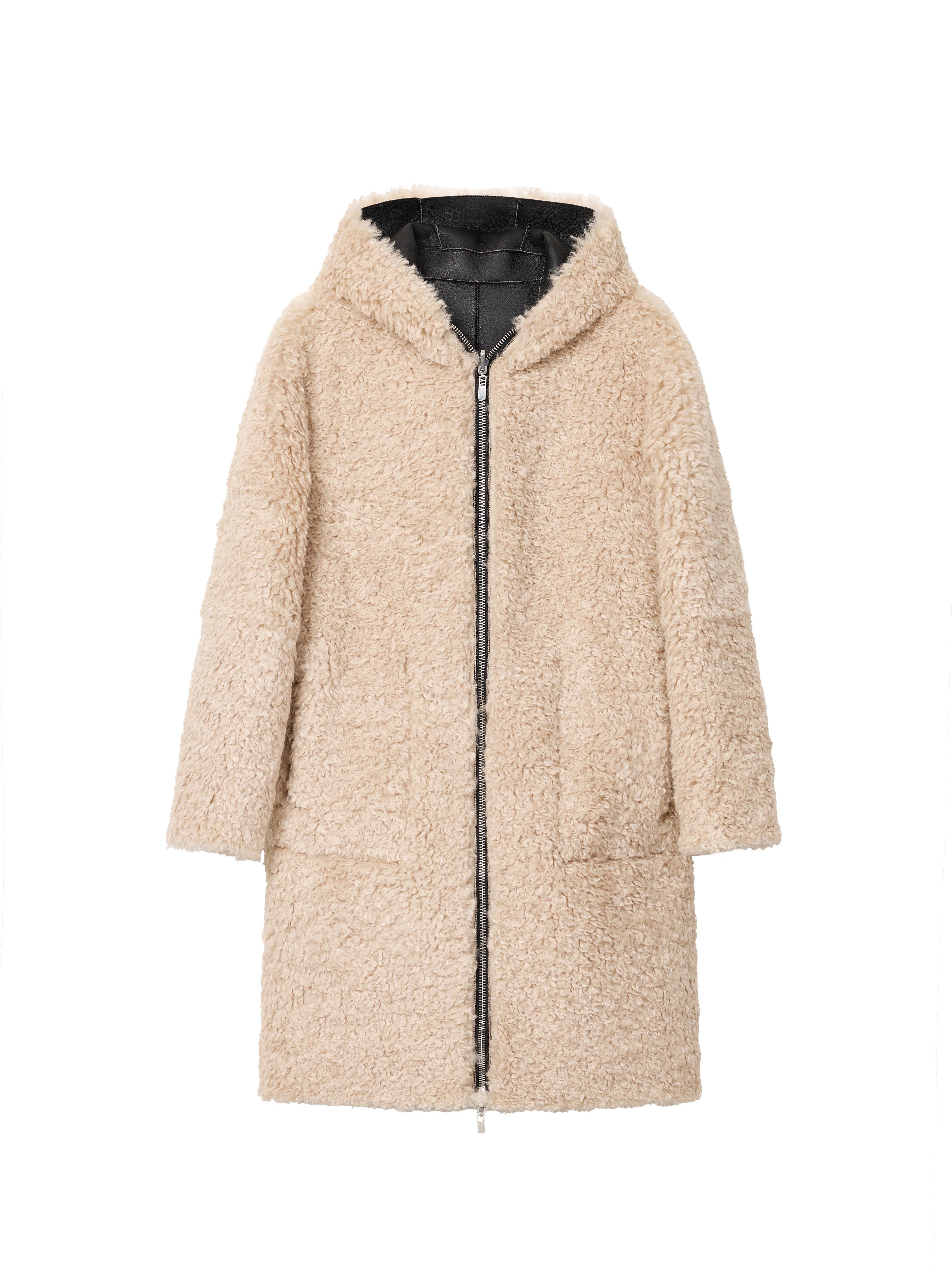 Nora Coat - Black Cream