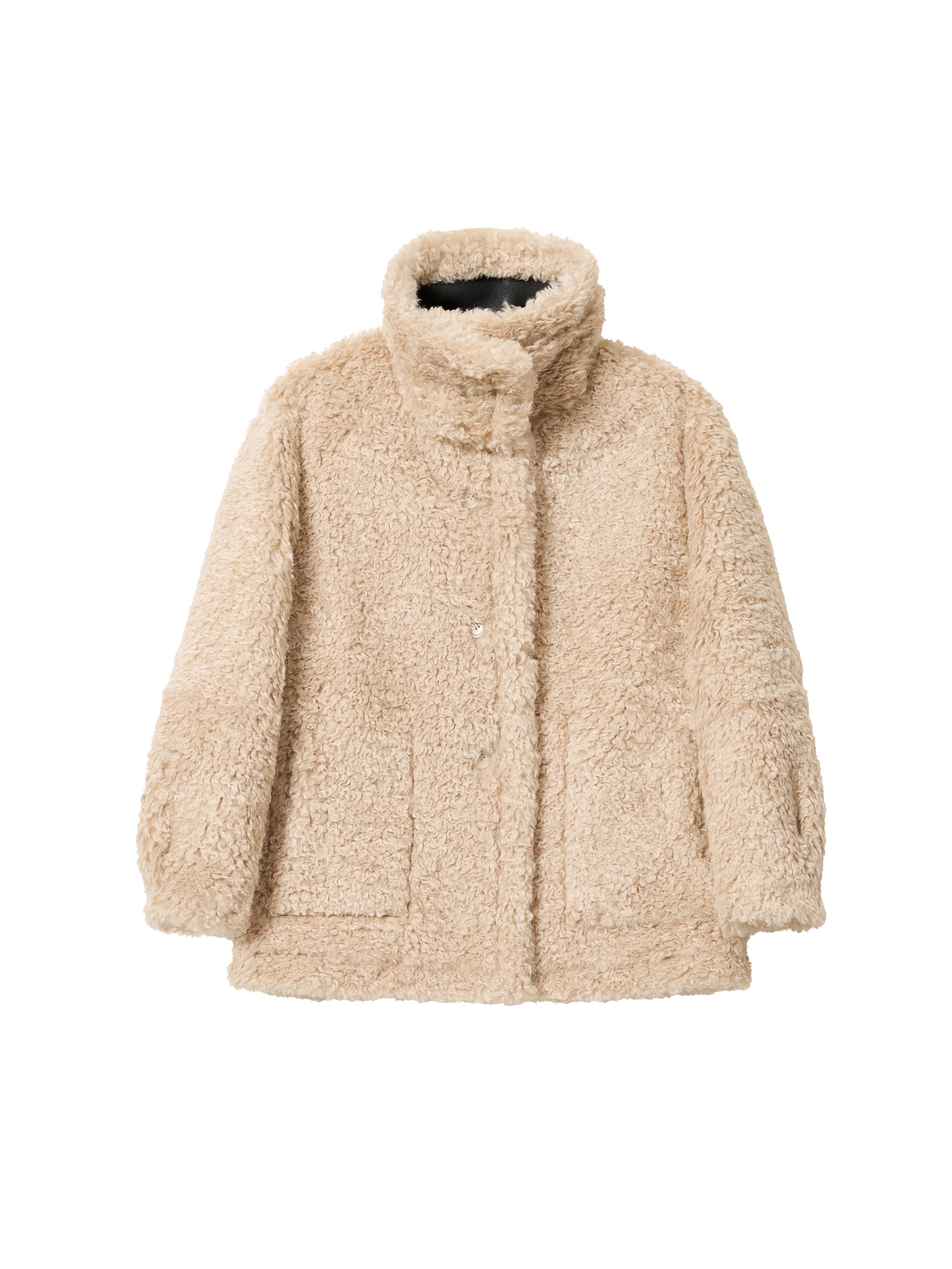 Agnes Coat - Black Cream