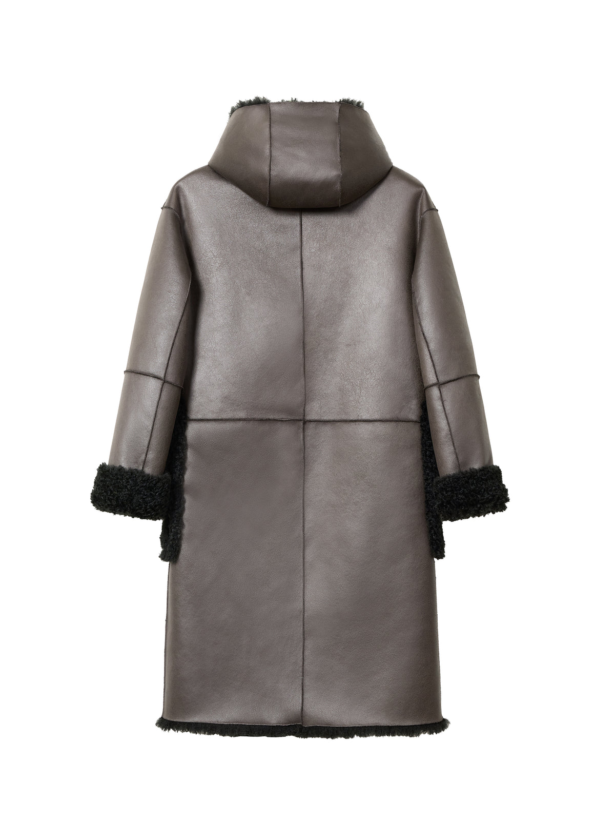 Nora Coat - Khaki Black