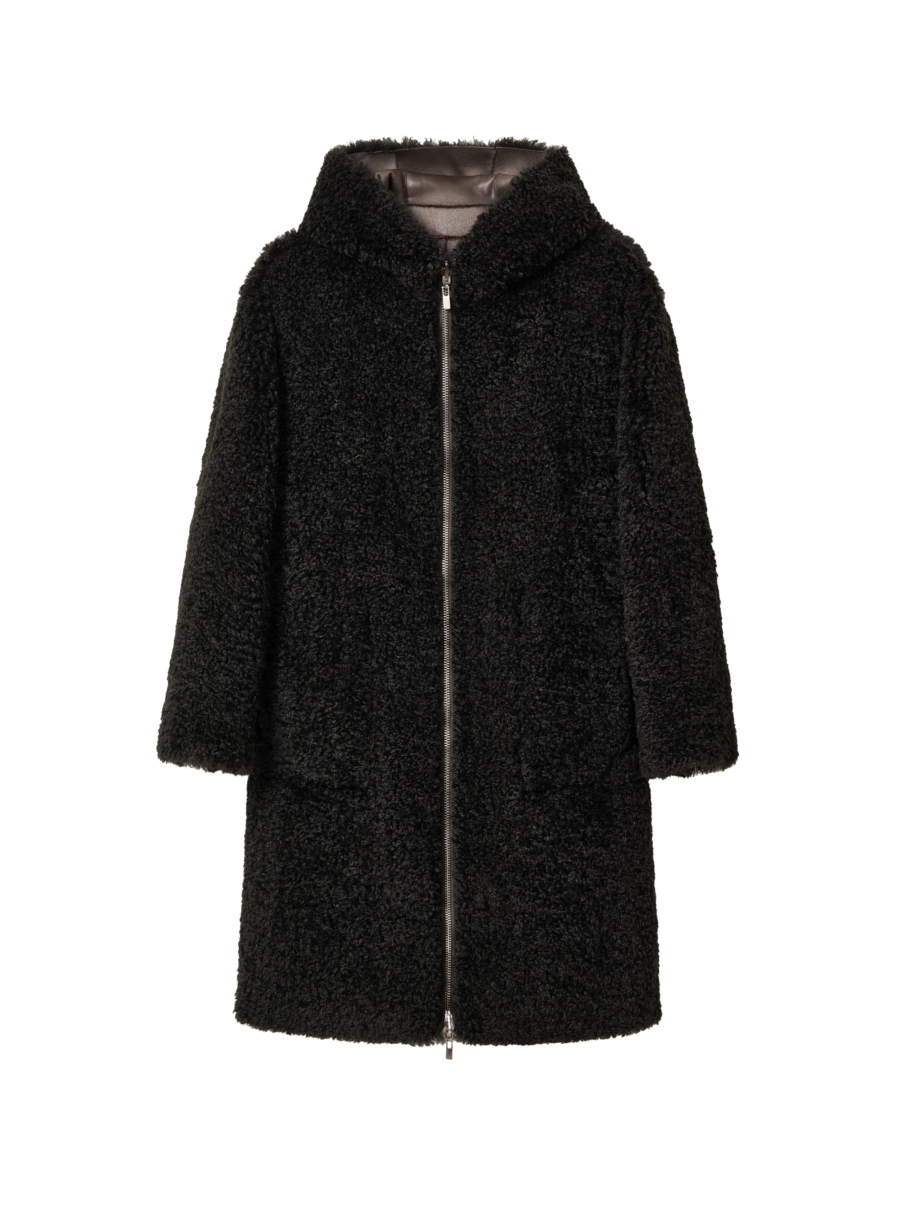Nora Coat - Khaki Black