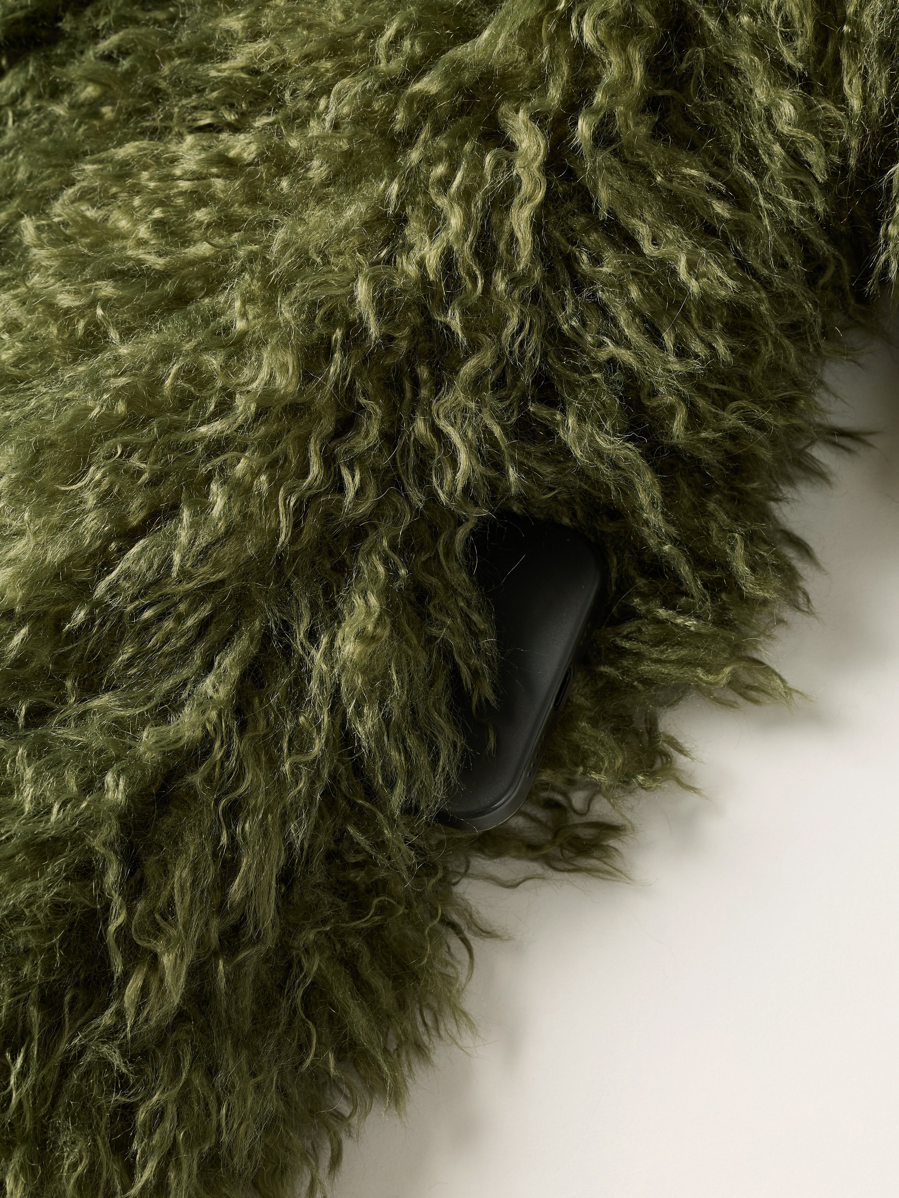 Cocoon Coat - Green