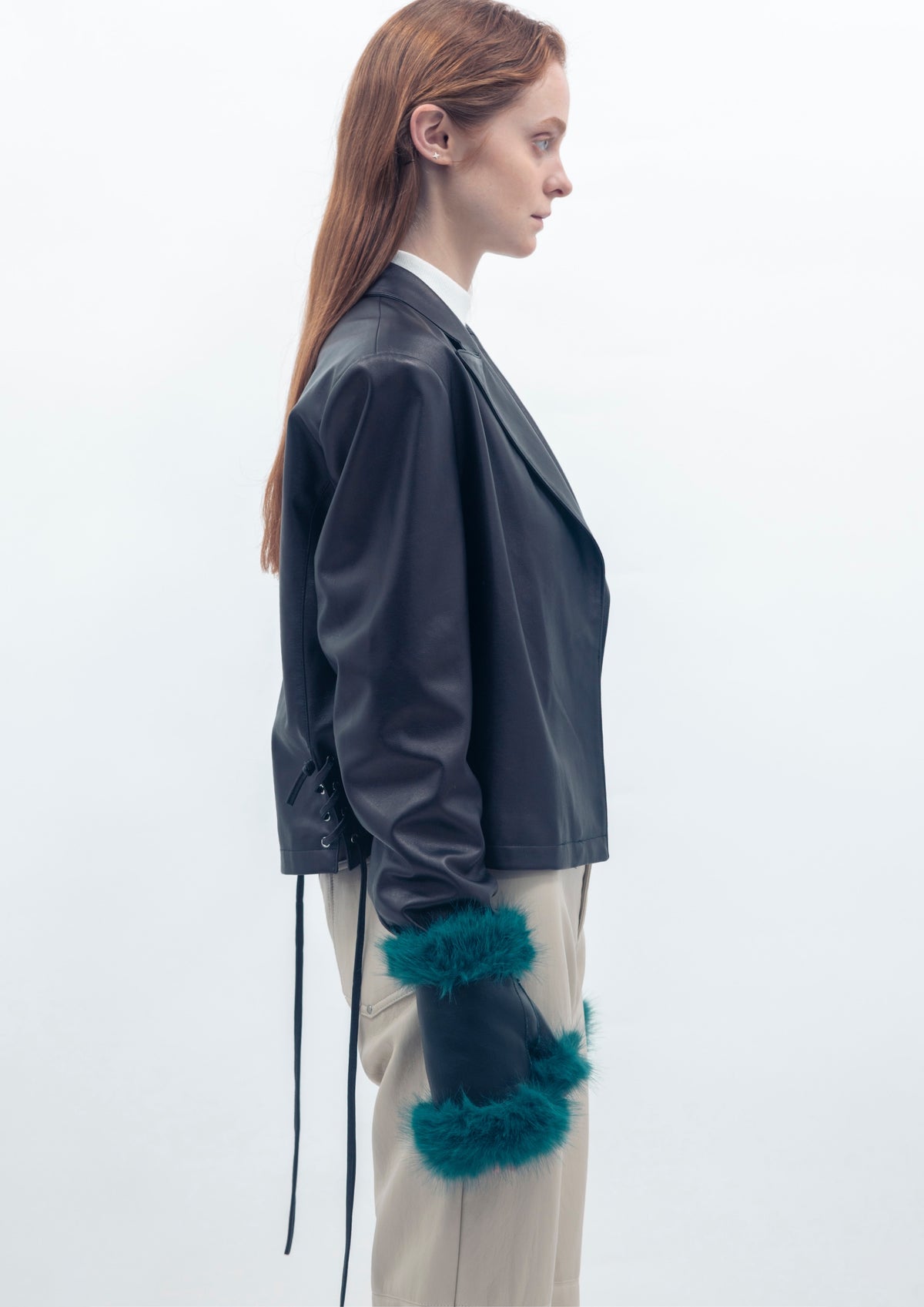 Sandy Gloves - Black Teal