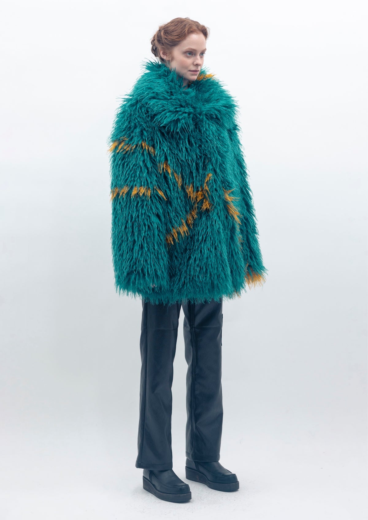 Cocoon Coat - Lake Blue