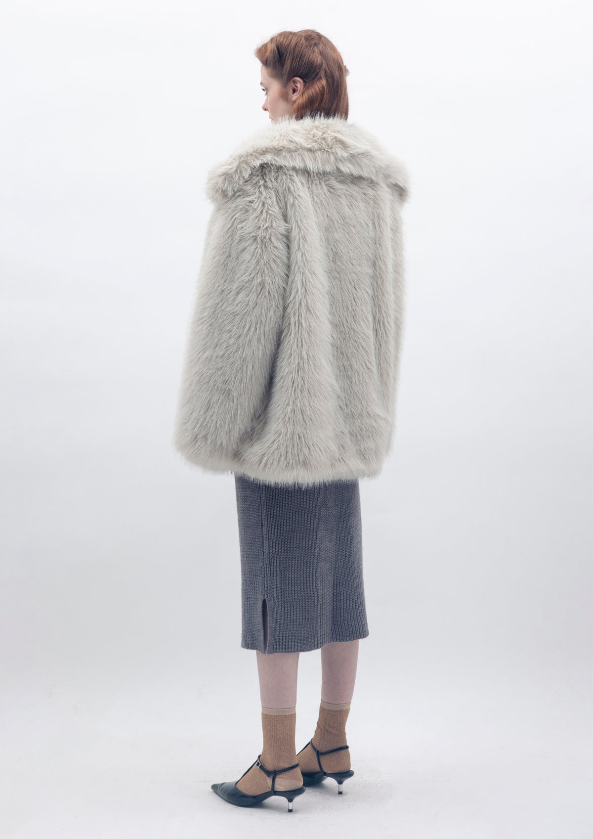 Cocoon Coat - Ecru