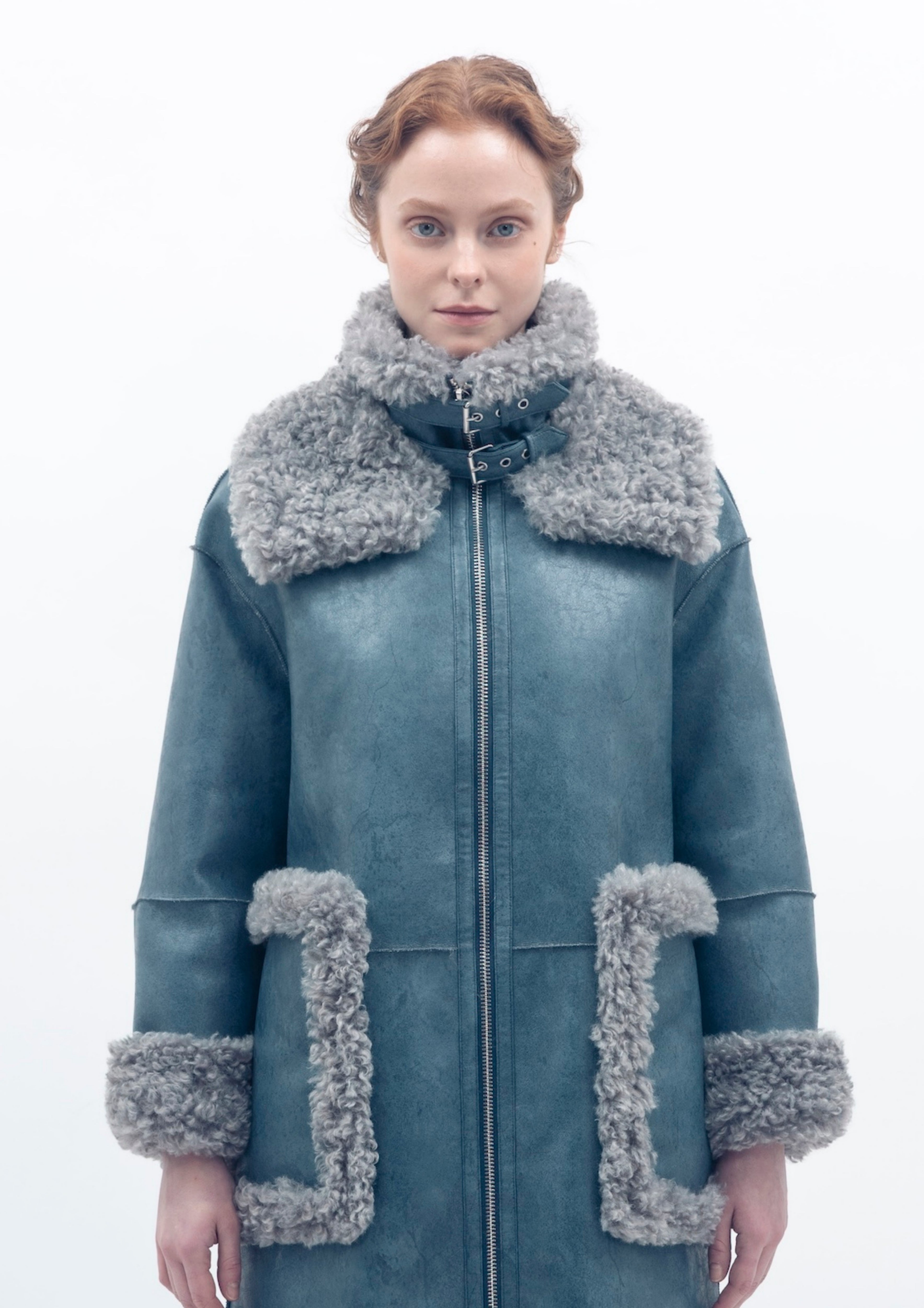 Frost Coat - Blue Grey