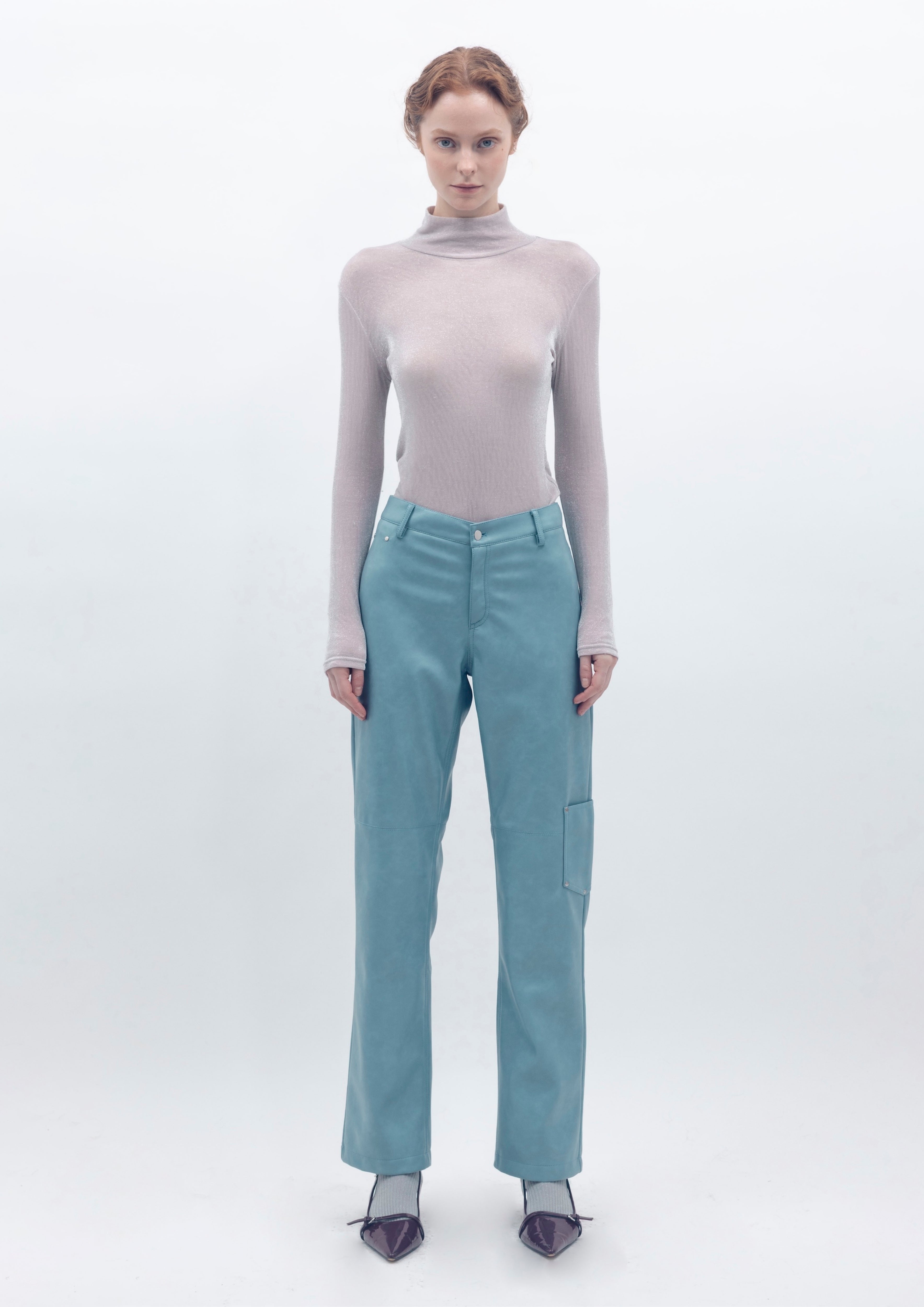 Isla Trouser - Blue Grey