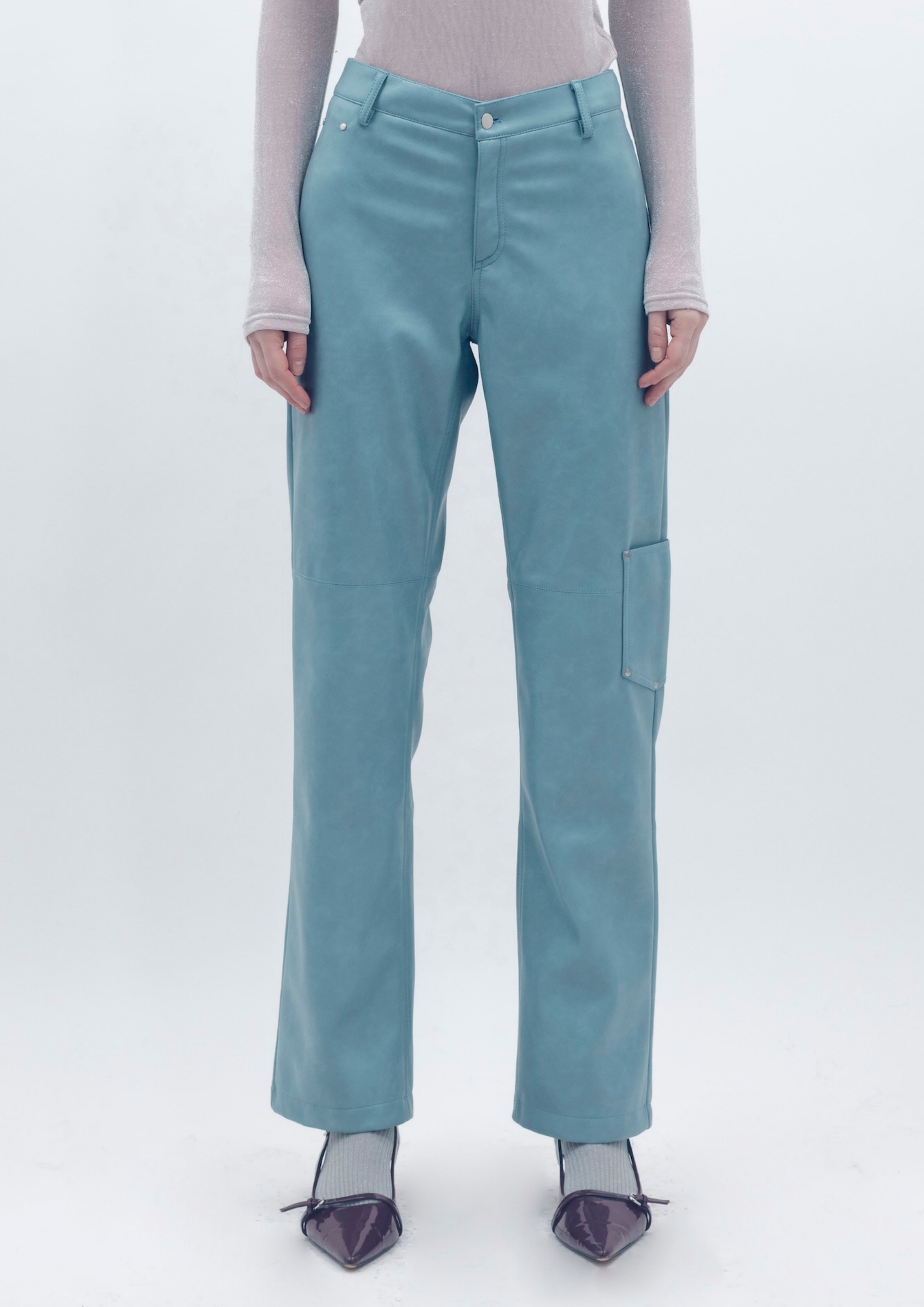 Isla Trouser - Blue Grey