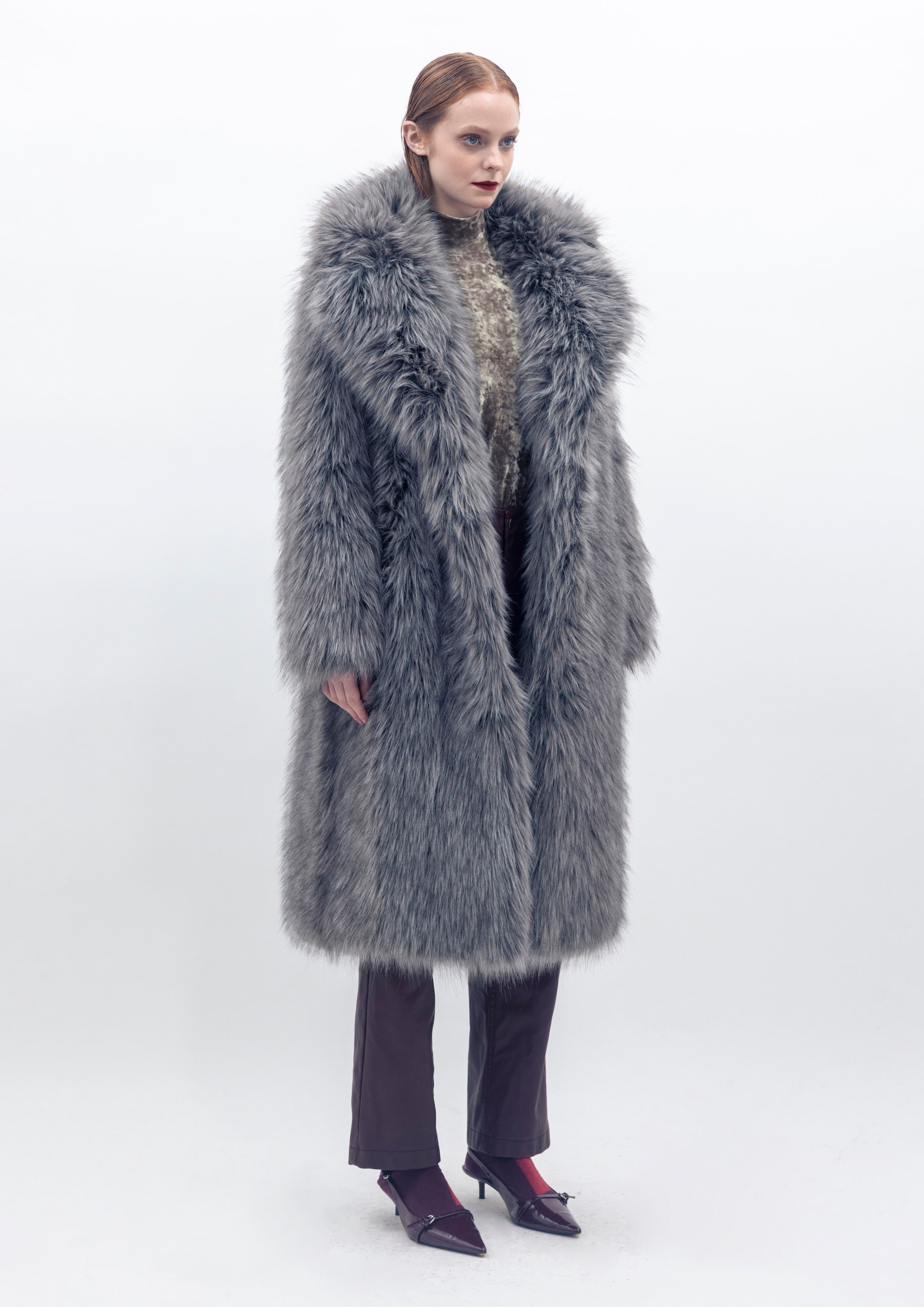 Kristie Coat - Silver Grey