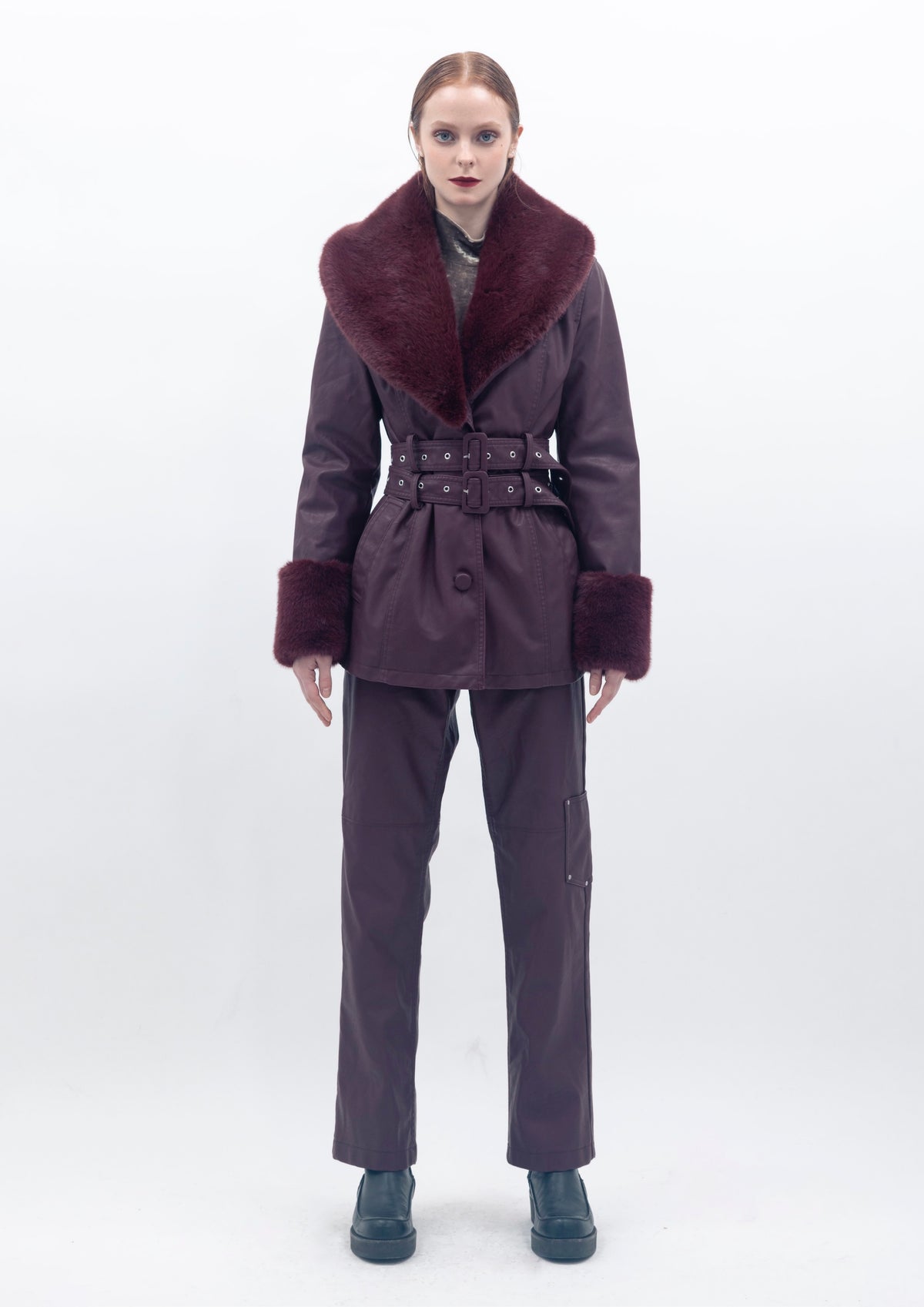 Veronica Jacket - Zinfandel