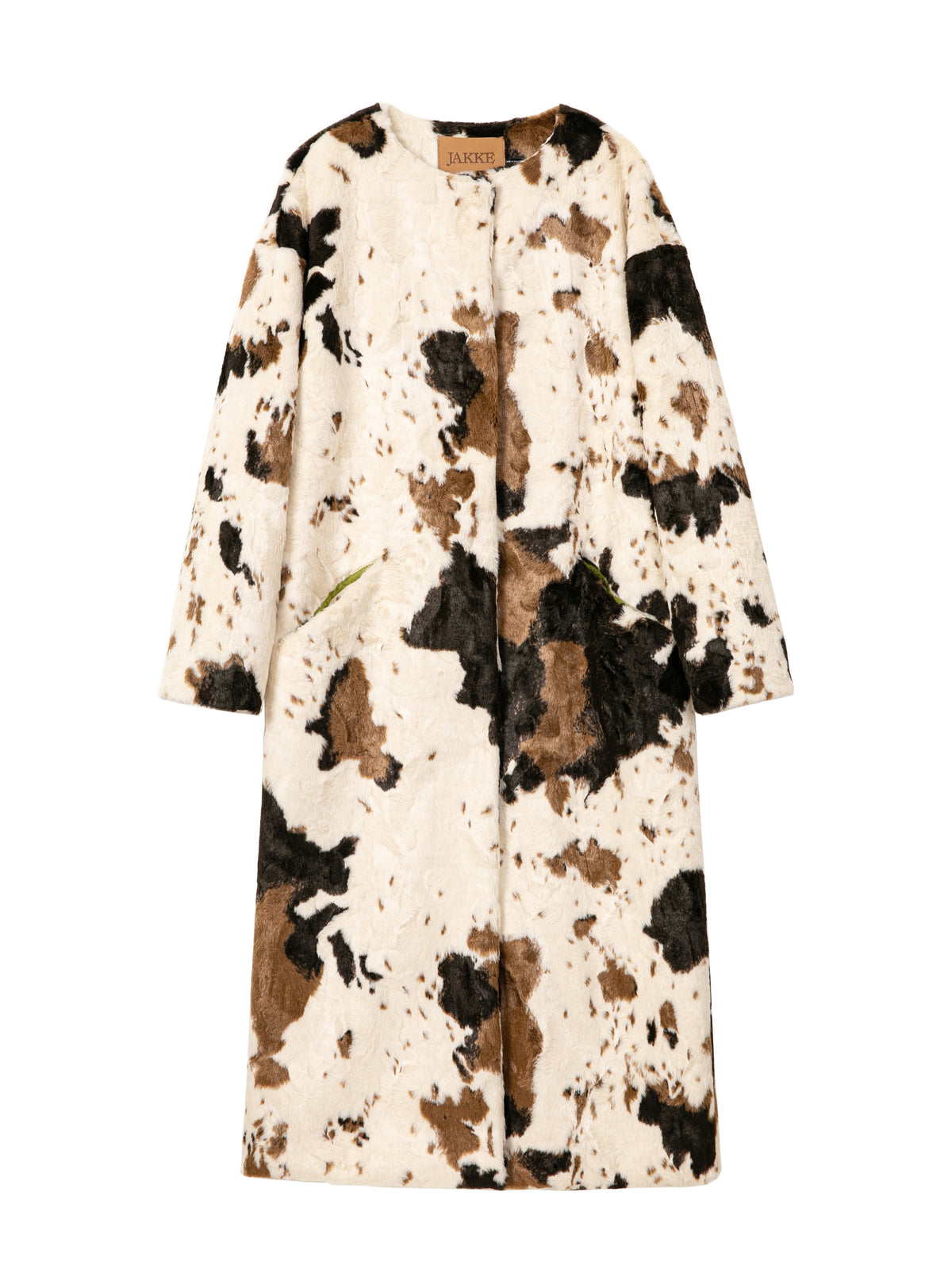 Arc Coat - Cow Print