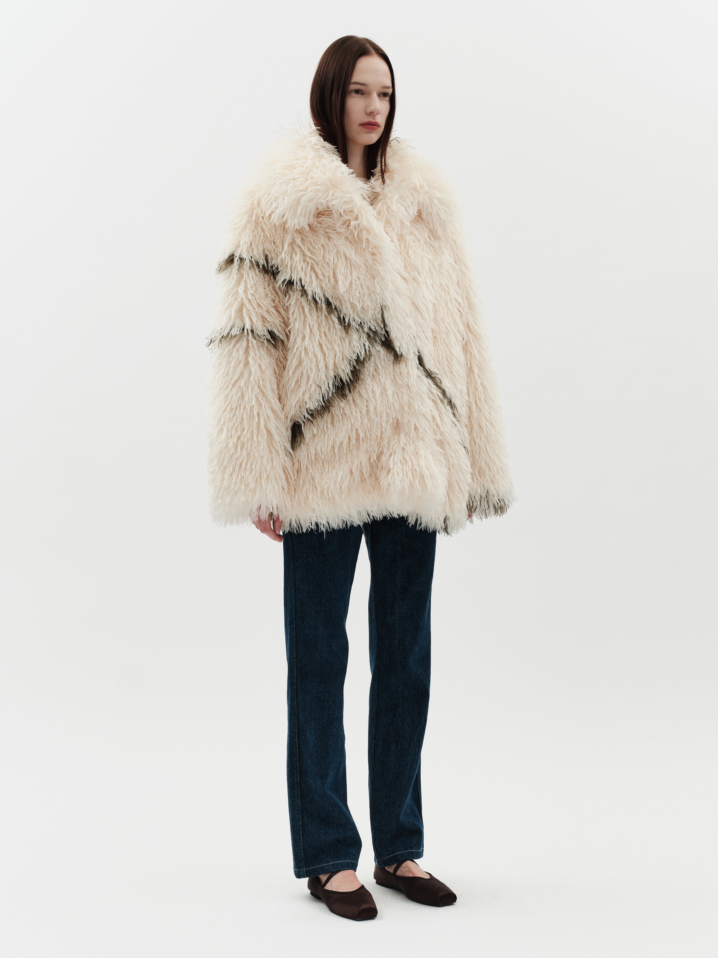 Jakke Women's Cocoon Coat - Cream