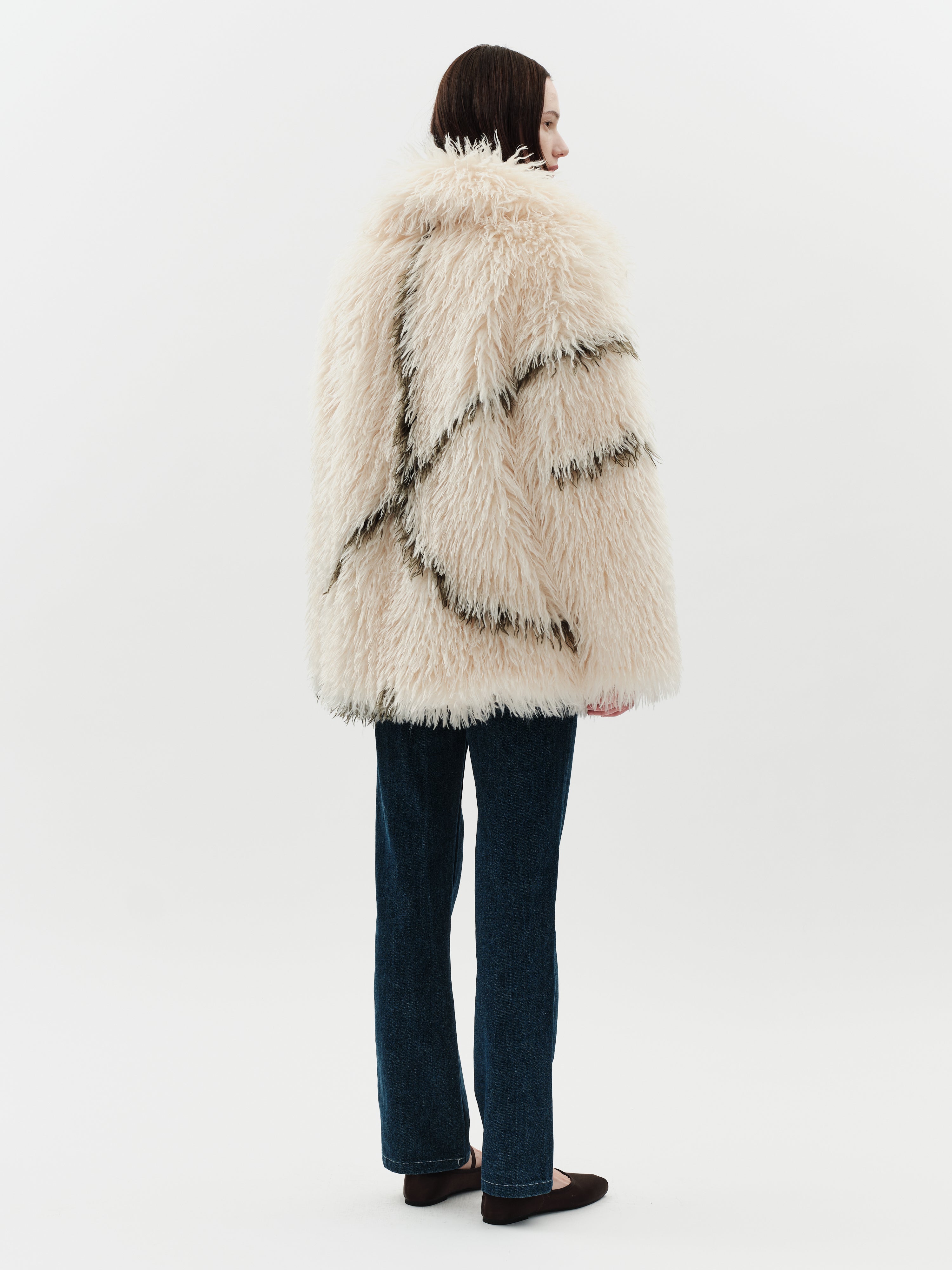Jakke Women's Cocoon Coat - Cream