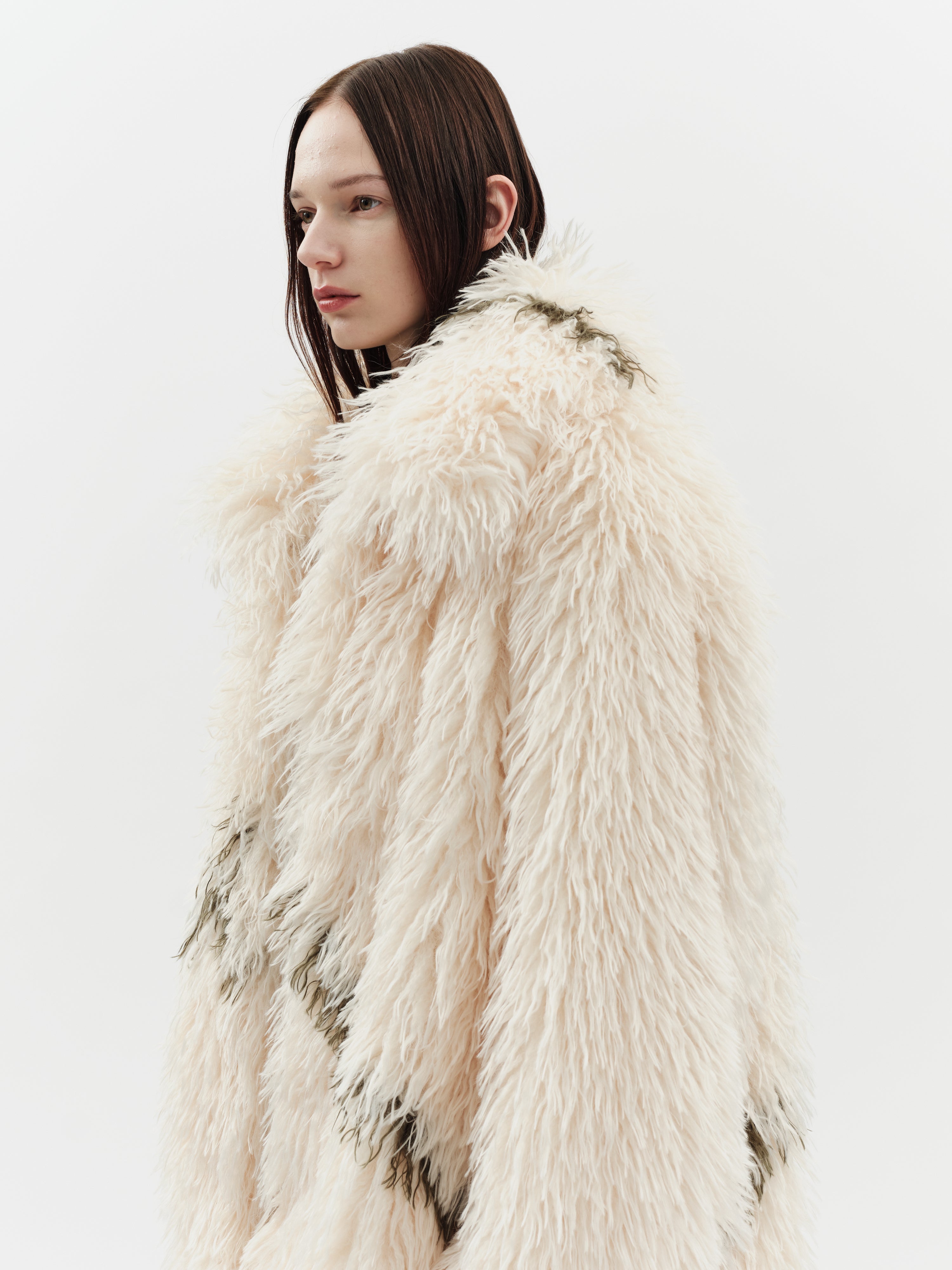 CLANE /クラネ/ MIX FUR COCOON COAT clane mix fur cocoon coat